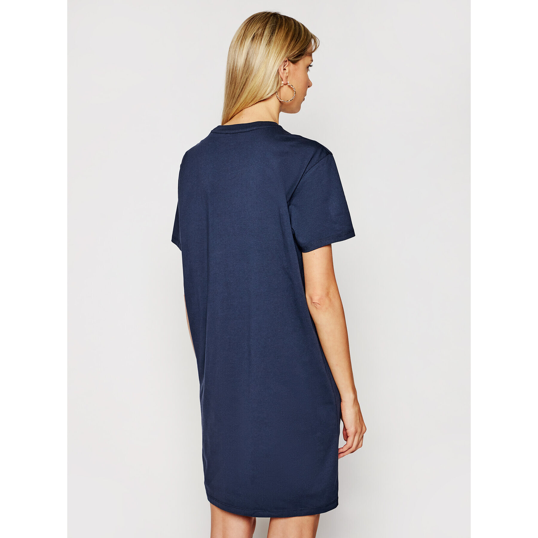 Tommy Hilfiger Rochie de zi Rn Dress Half Sleeve UW0UW01639 Bleumarin Regular Fit - Pled.ro