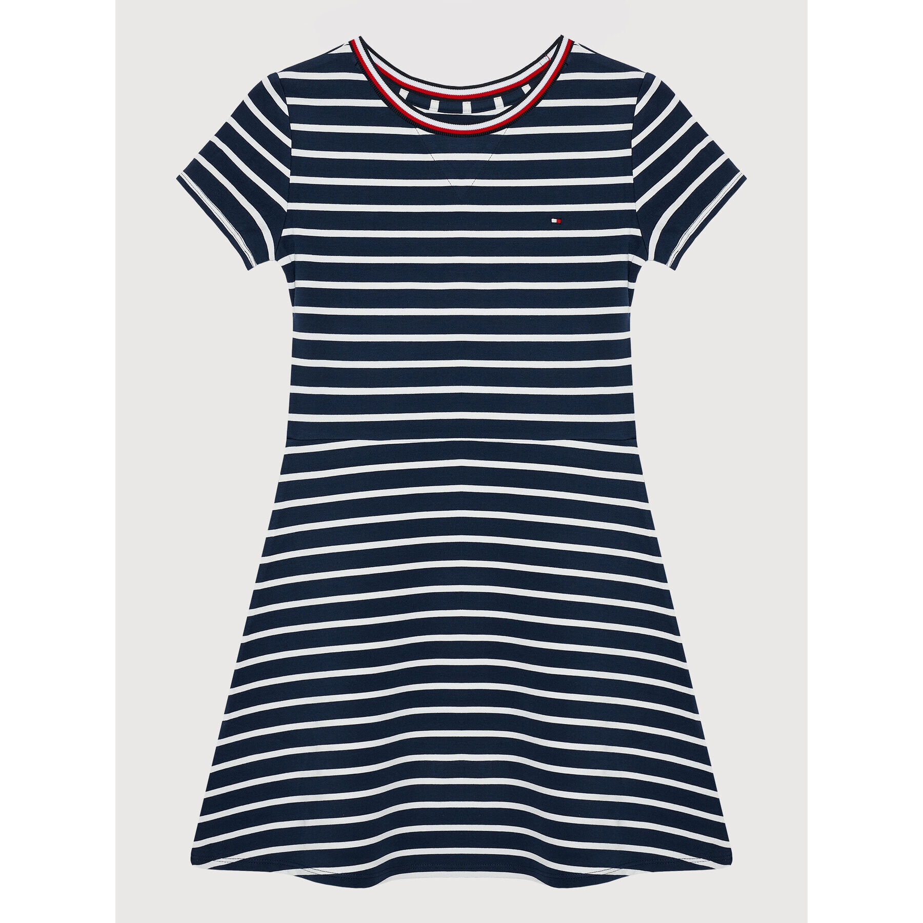 Tommy Hilfiger Rochie de zi Skater KG0KG06035 D Bleumarin Regular Fit - Pled.ro