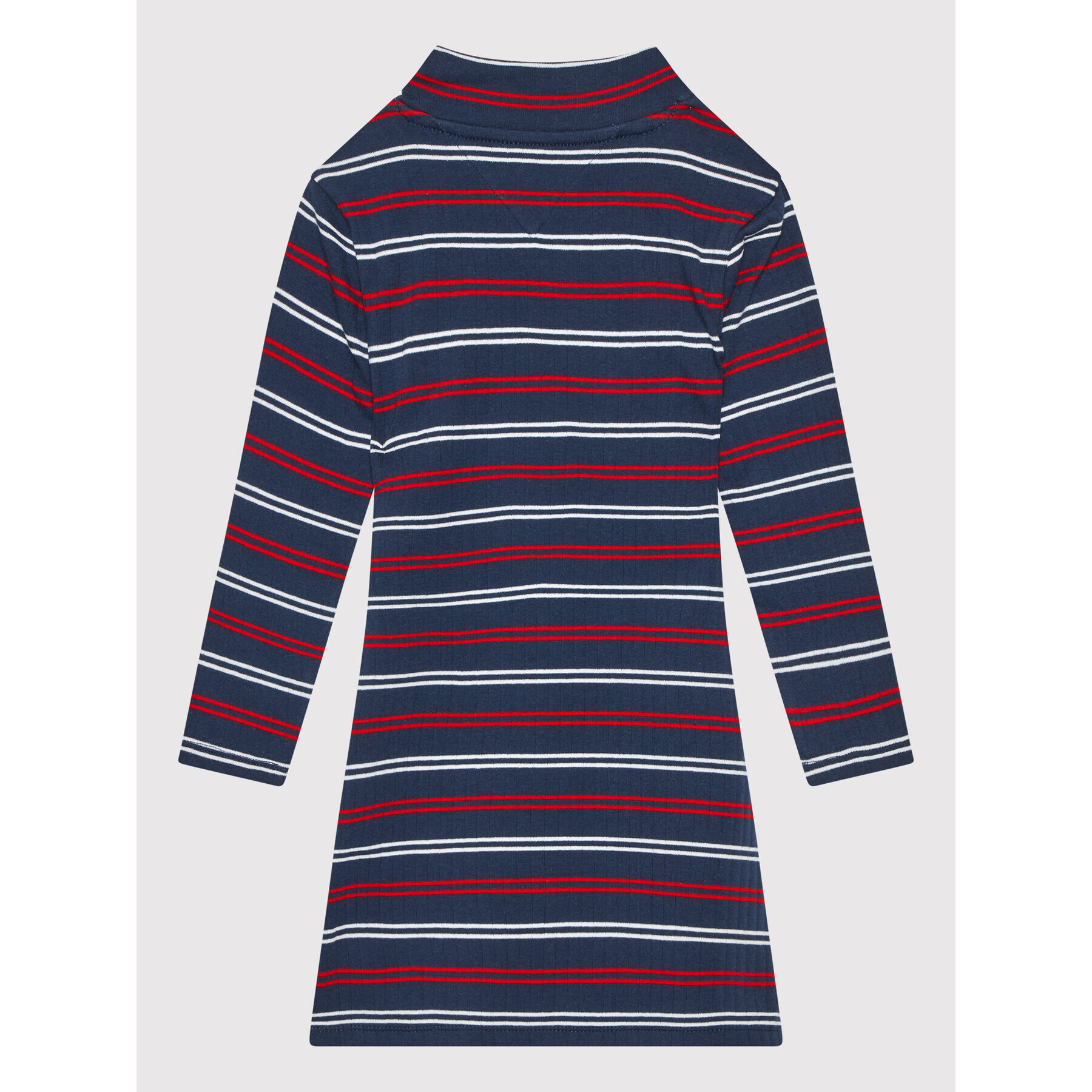 Tommy Hilfiger Rochie de zi Stripe KG0KG06121 M Bleumarin Regular Fit - Pled.ro