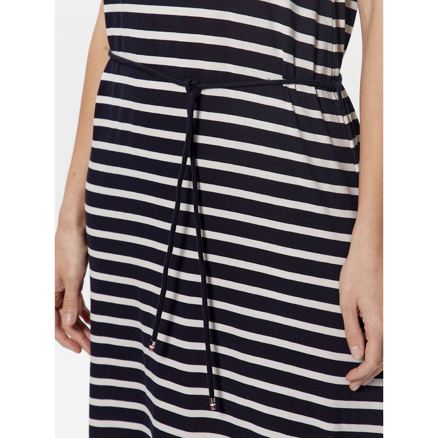 Tommy Hilfiger Rochie de zi Stripe WW0WW37837 Bleumarin Regular Fit - Pled.ro