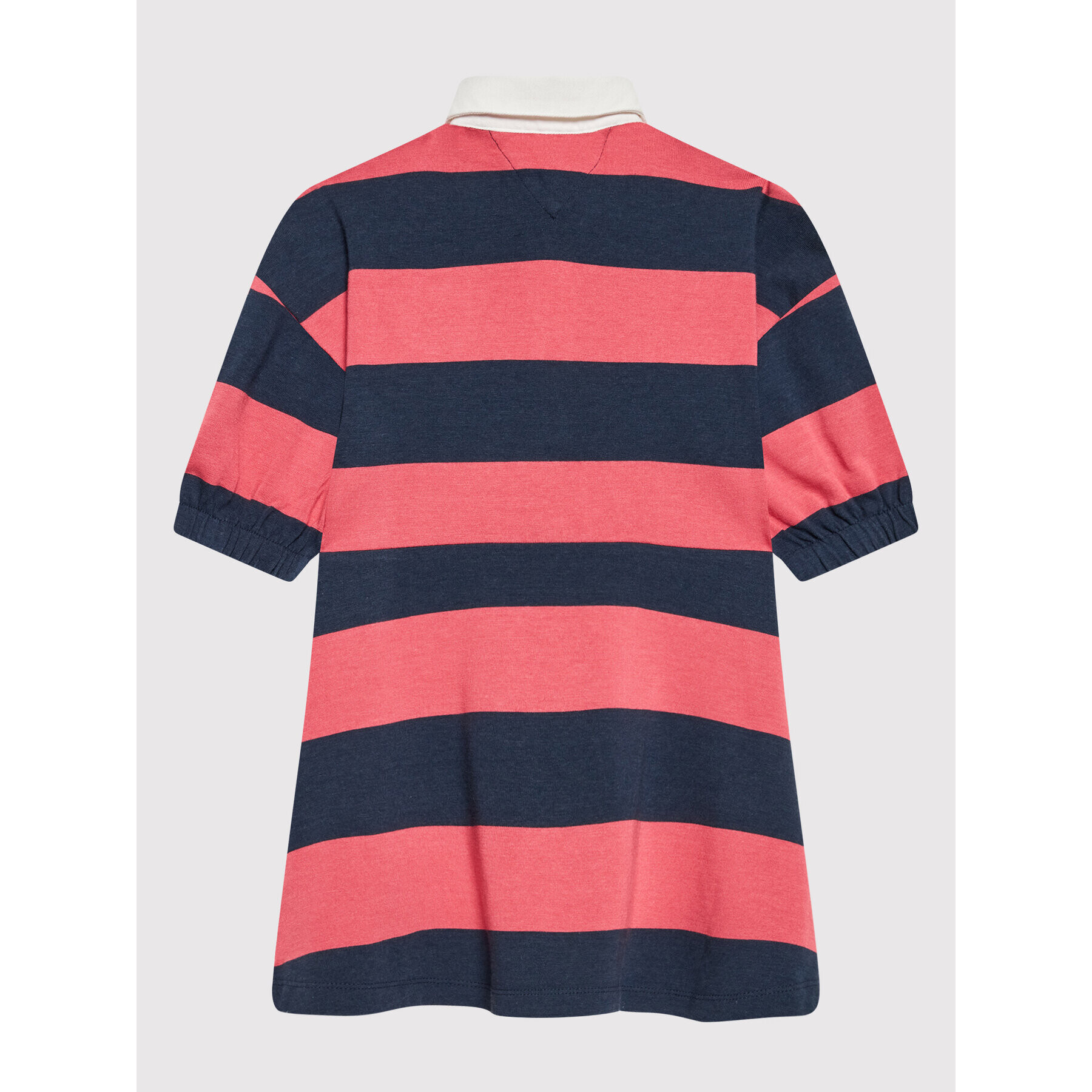 Tommy Hilfiger Rochie de zi Tiny Varsity Rugby KG0KG06265 D Roz Regular Fit - Pled.ro