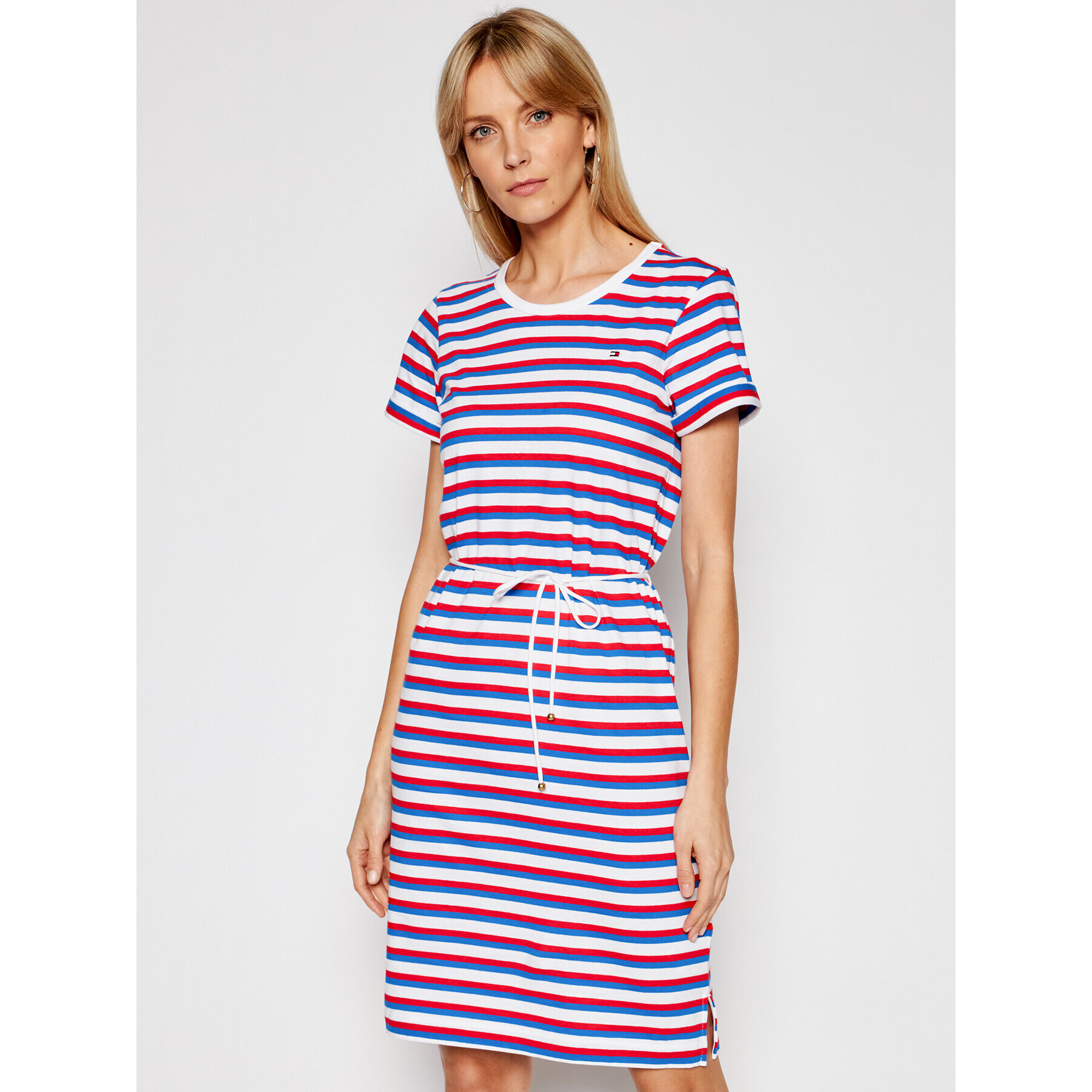 Tommy Hilfiger Rochie de zi WW0WW27844 Colorat Regular Fit - Pled.ro