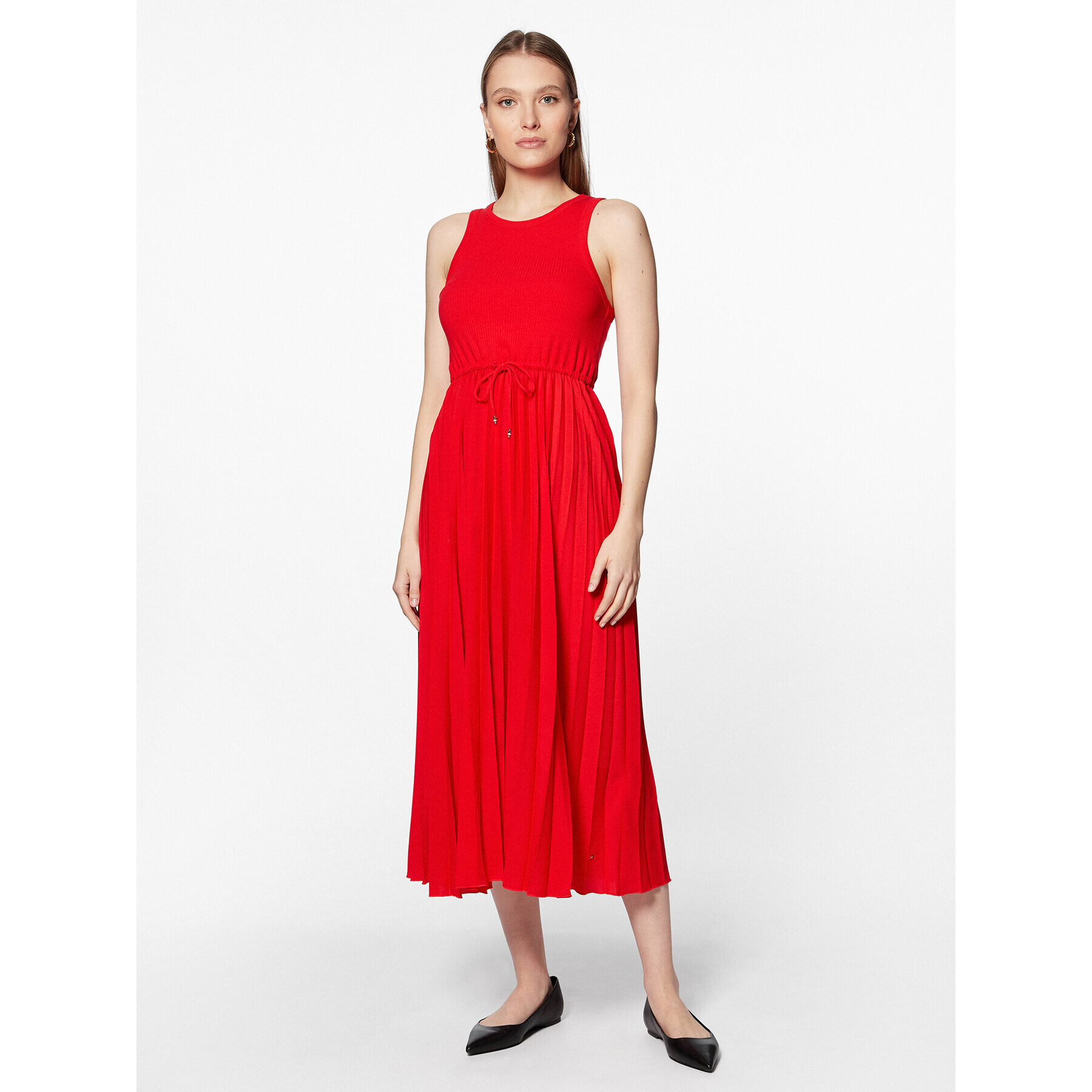 Tommy Hilfiger Rochie de zi WW0WW39342 Roșu Regular Fit - Pled.ro