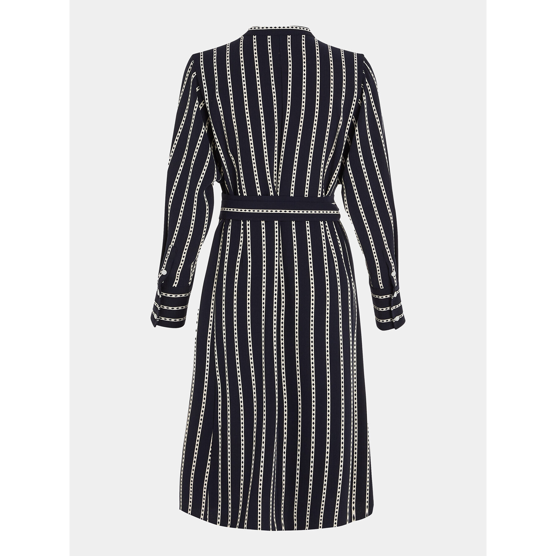 Tommy Hilfiger Rochie tip cămașă Argyle Stripe WW0WW40365 Bleumarin Regular Fit - Pled.ro