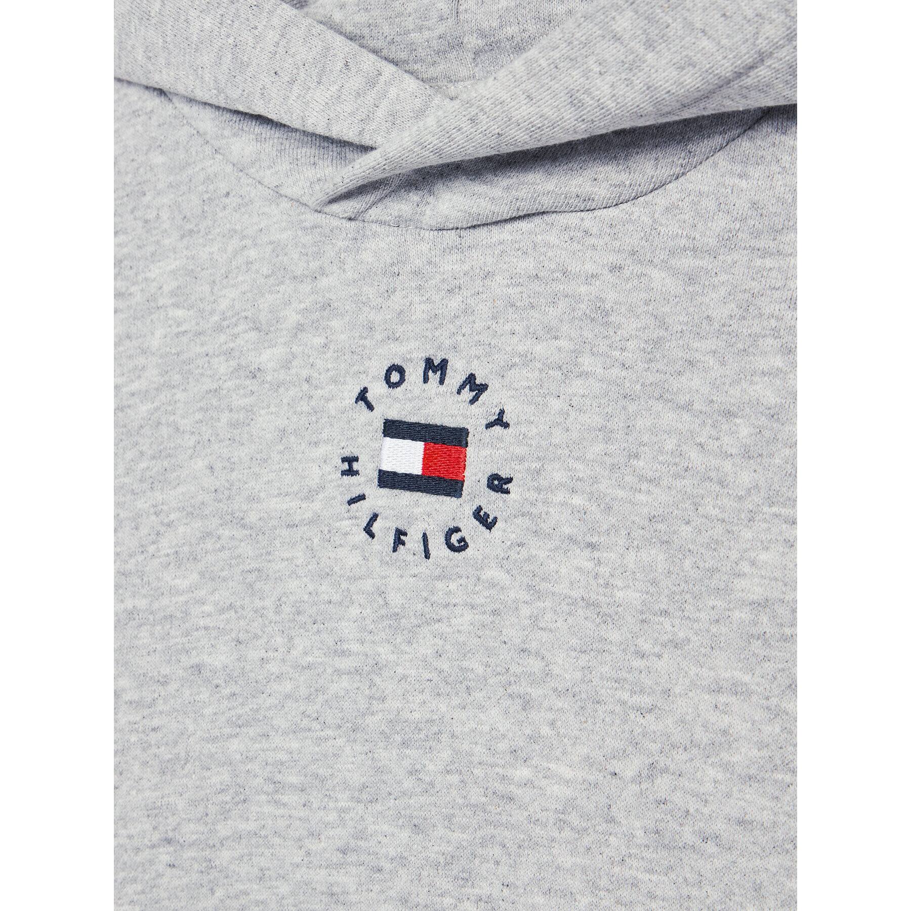 Tommy Hilfiger Rochie tricotată Heritage Badge KG0KG06197 M Gri Regular Fit - Pled.ro