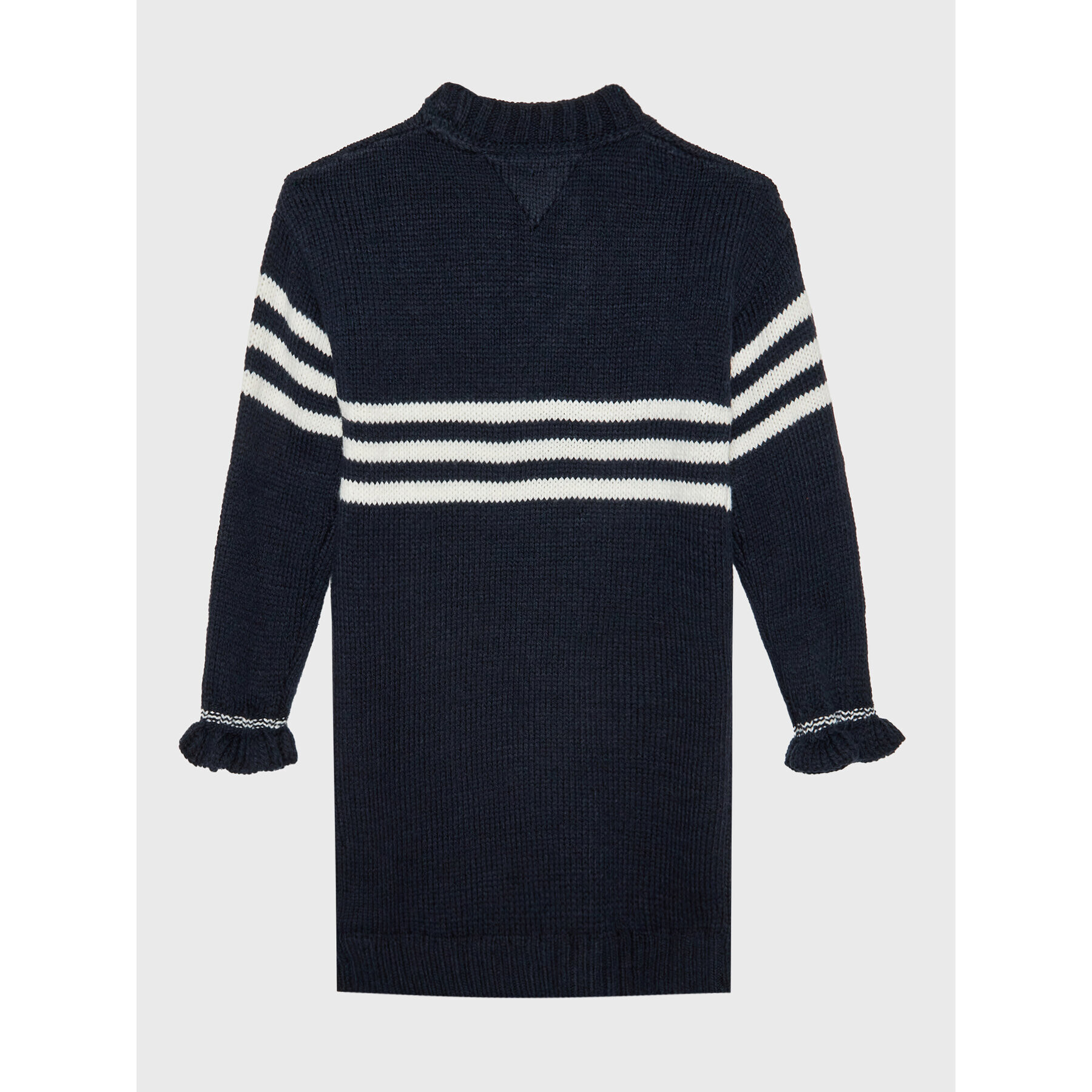 Tommy Hilfiger Rochie tricotată Prep Stripe KG0KG06883 D Bleumarin Relaxed Fit - Pled.ro