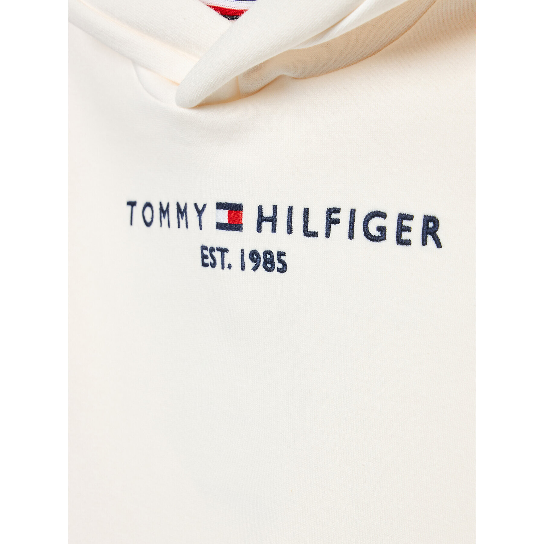 Tommy Hilfiger Rochie tricotată Essential KG0KG06695 D Alb Regular Fit - Pled.ro