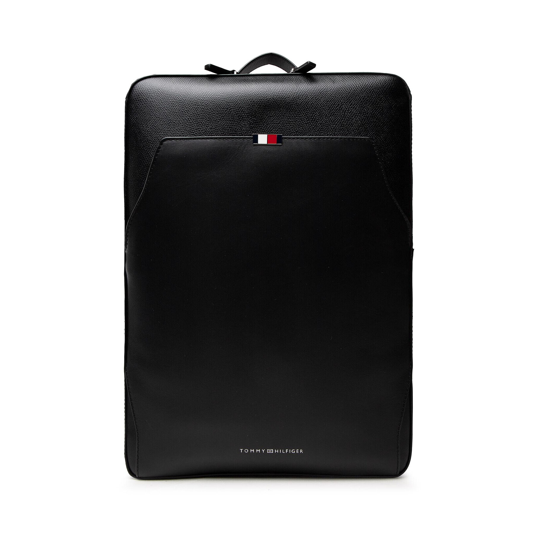 Tommy Hilfiger Rucsac Business Leather Backpack AM0AM07550 Negru - Pled.ro