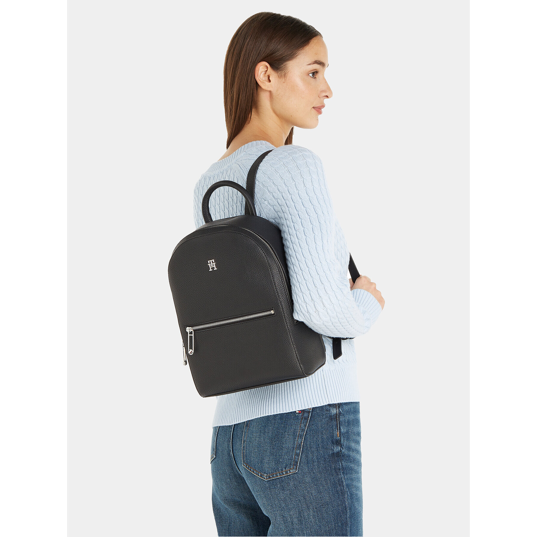 Tommy Hilfiger Rucsac Emblem AW0AW15213 Negru - Pled.ro