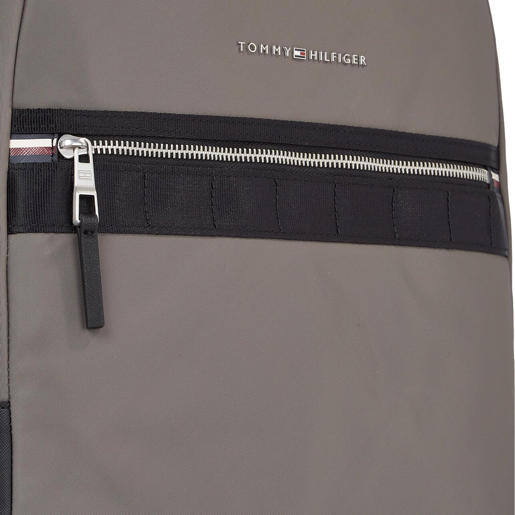 Tommy Hilfiger Rucsac Th Elevated Nylon Backpack AM0AM11573 Gri - Pled.ro