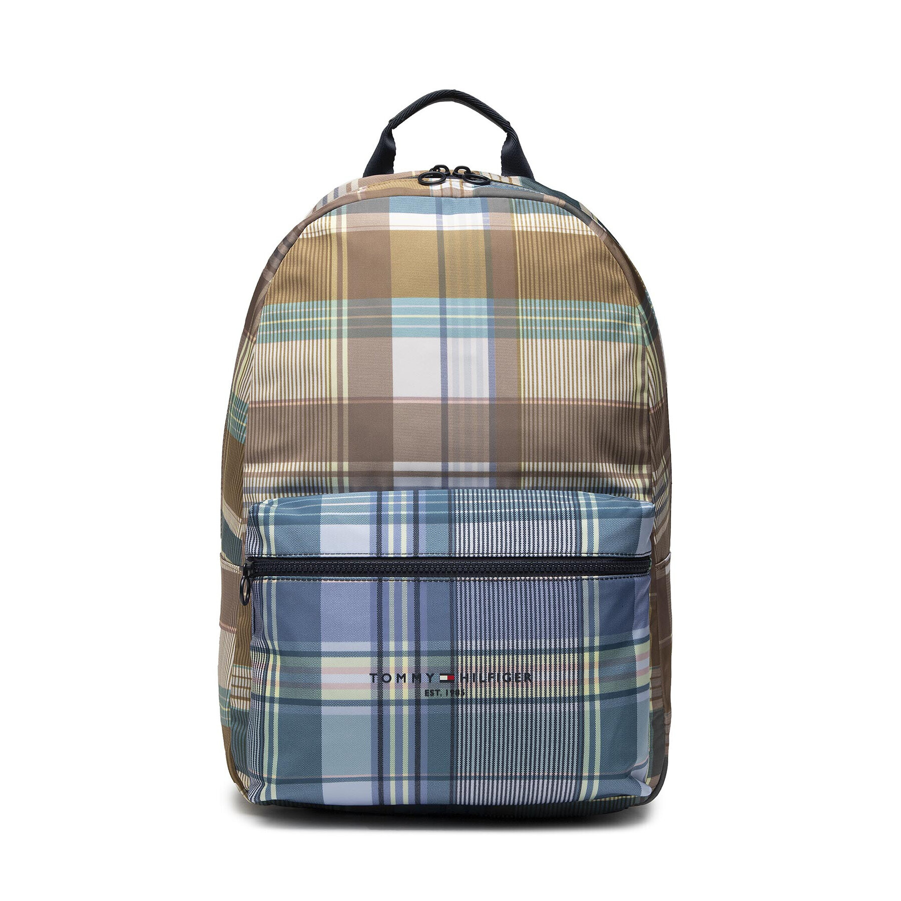 Tommy Hilfiger Rucsac Th Established Backpack Madras AM0AM09245 Colorat - Pled.ro