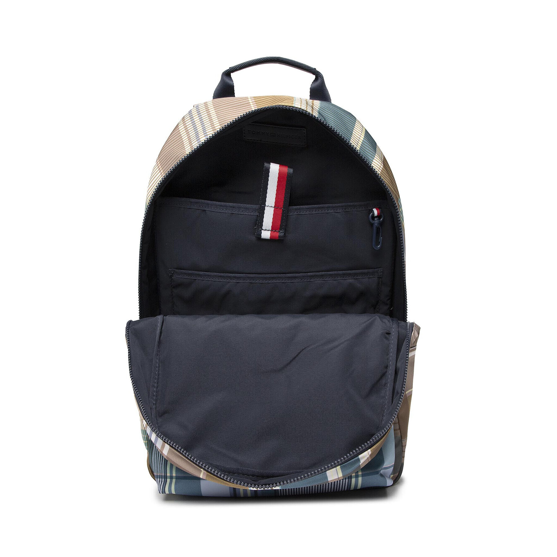 Tommy Hilfiger Rucsac Th Established Backpack Madras AM0AM09245 Colorat - Pled.ro