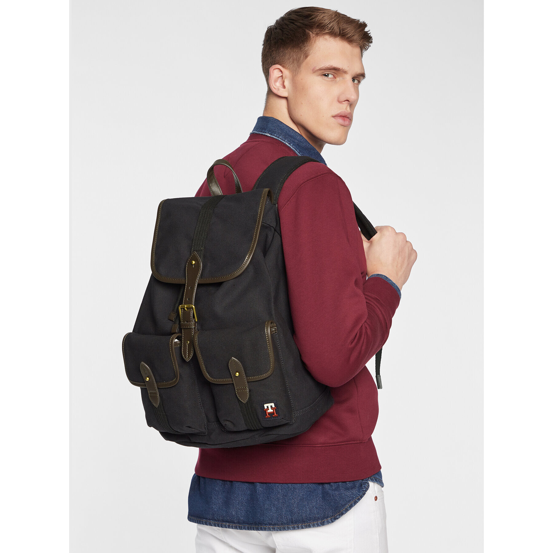 Tommy Hilfiger Rucsac Th Modern Prep Backpack AM0AM10592 Bleumarin - Pled.ro