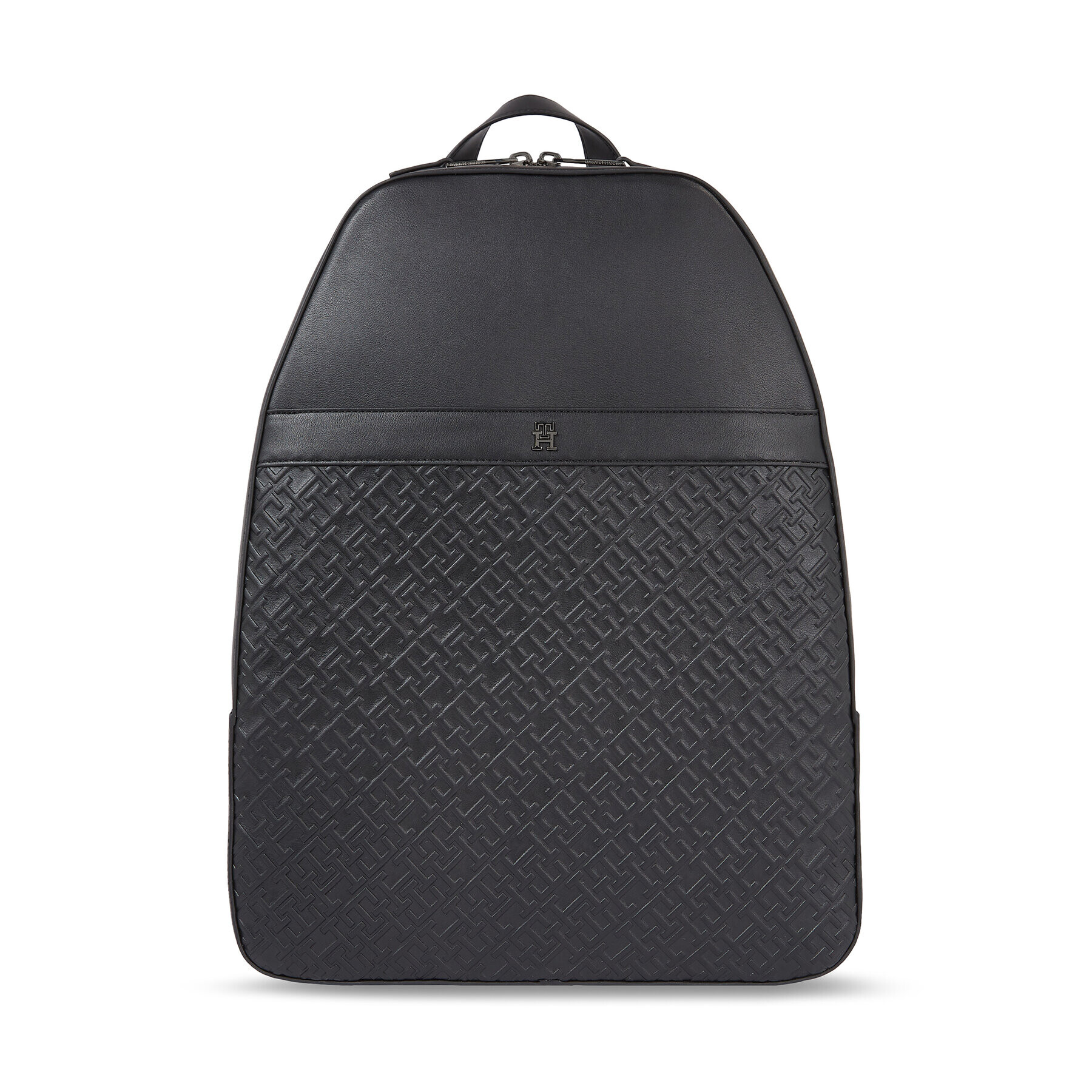 Tommy Hilfiger Rucsac Th Monogram Pu Backpack AM0AM11612 Negru - Pled.ro