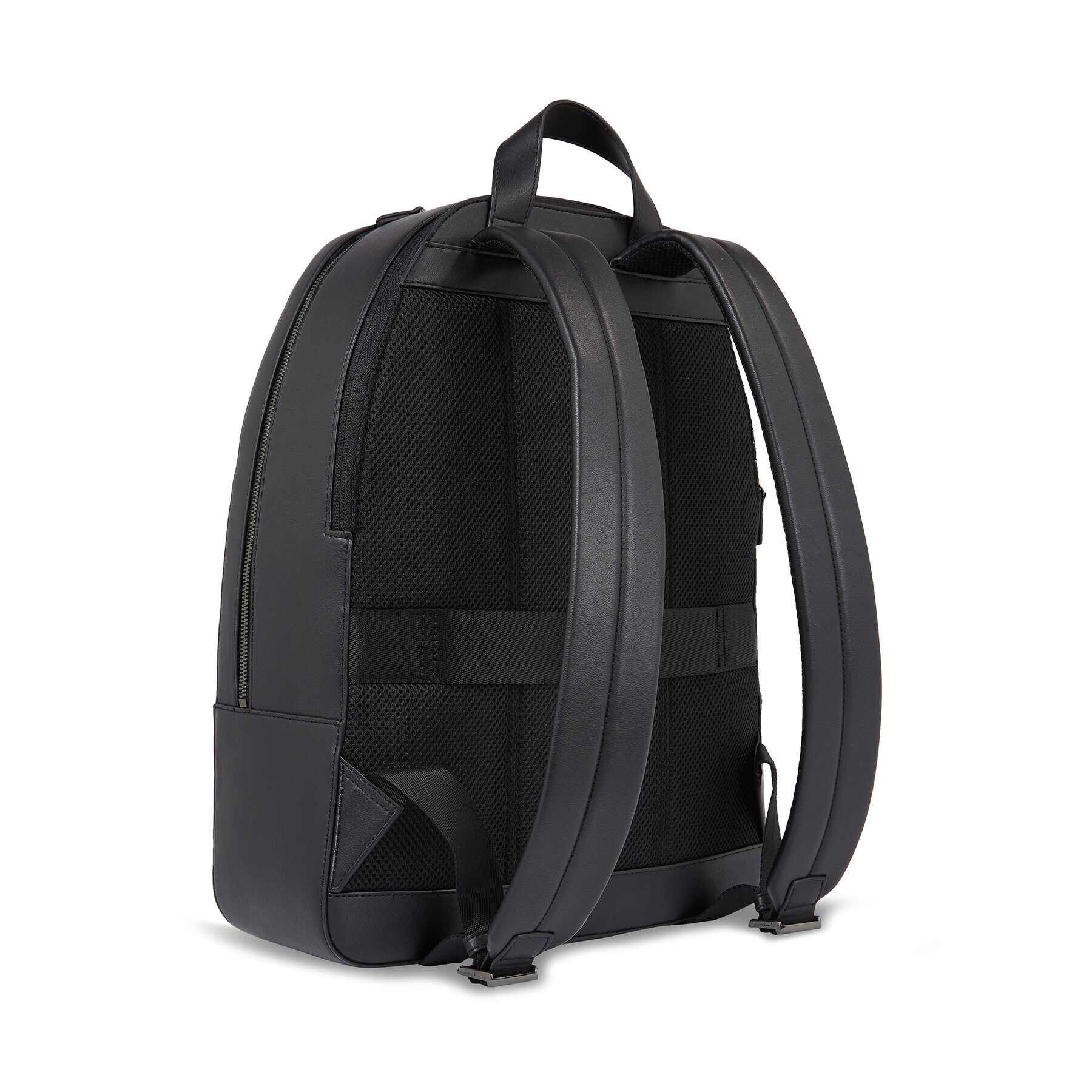 Tommy Hilfiger Rucsac Th Monogram Pu Backpack AM0AM11612 Negru - Pled.ro