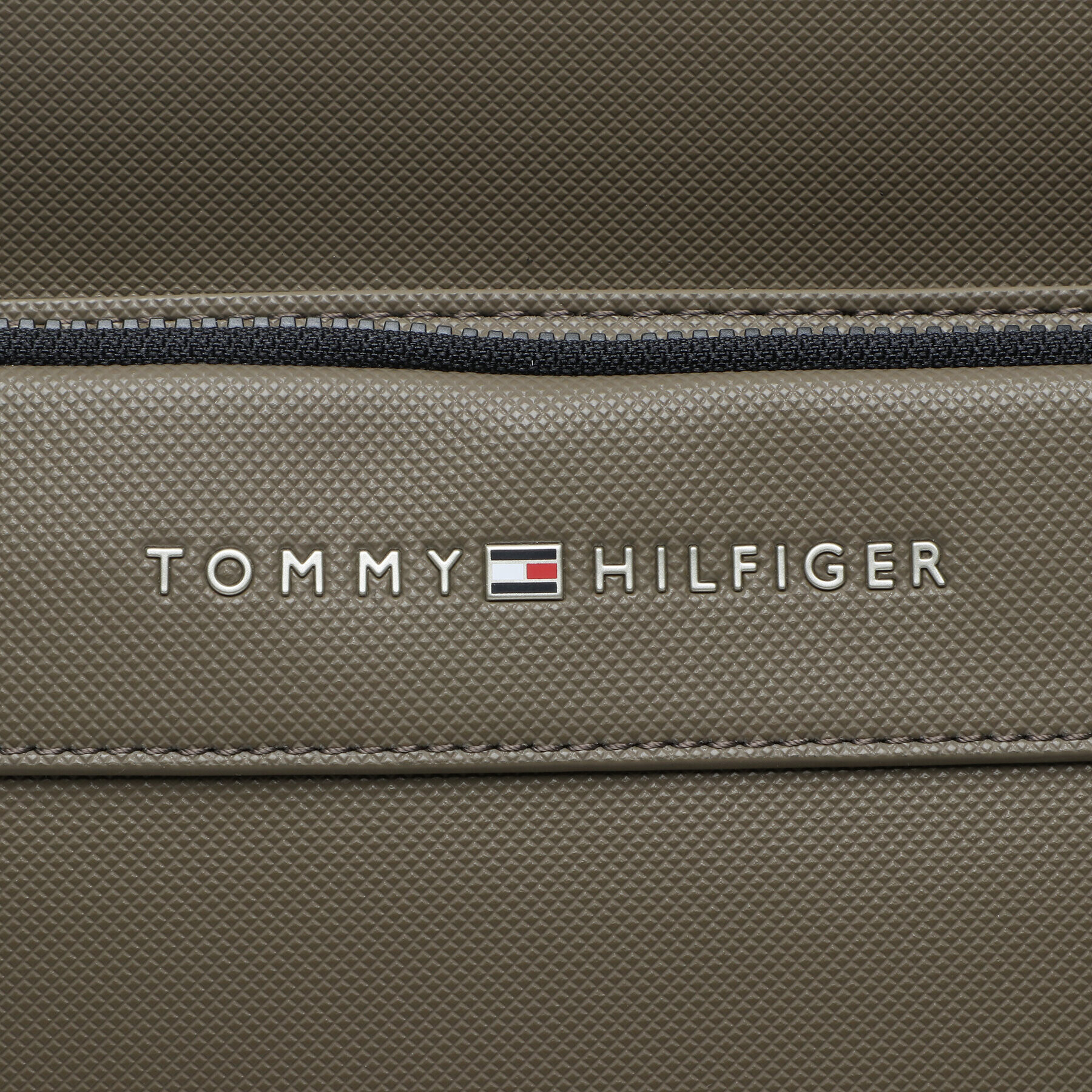 Tommy Hilfiger Rucsac Th Pique Pu Backpack AM0AM11317 Kaki - Pled.ro