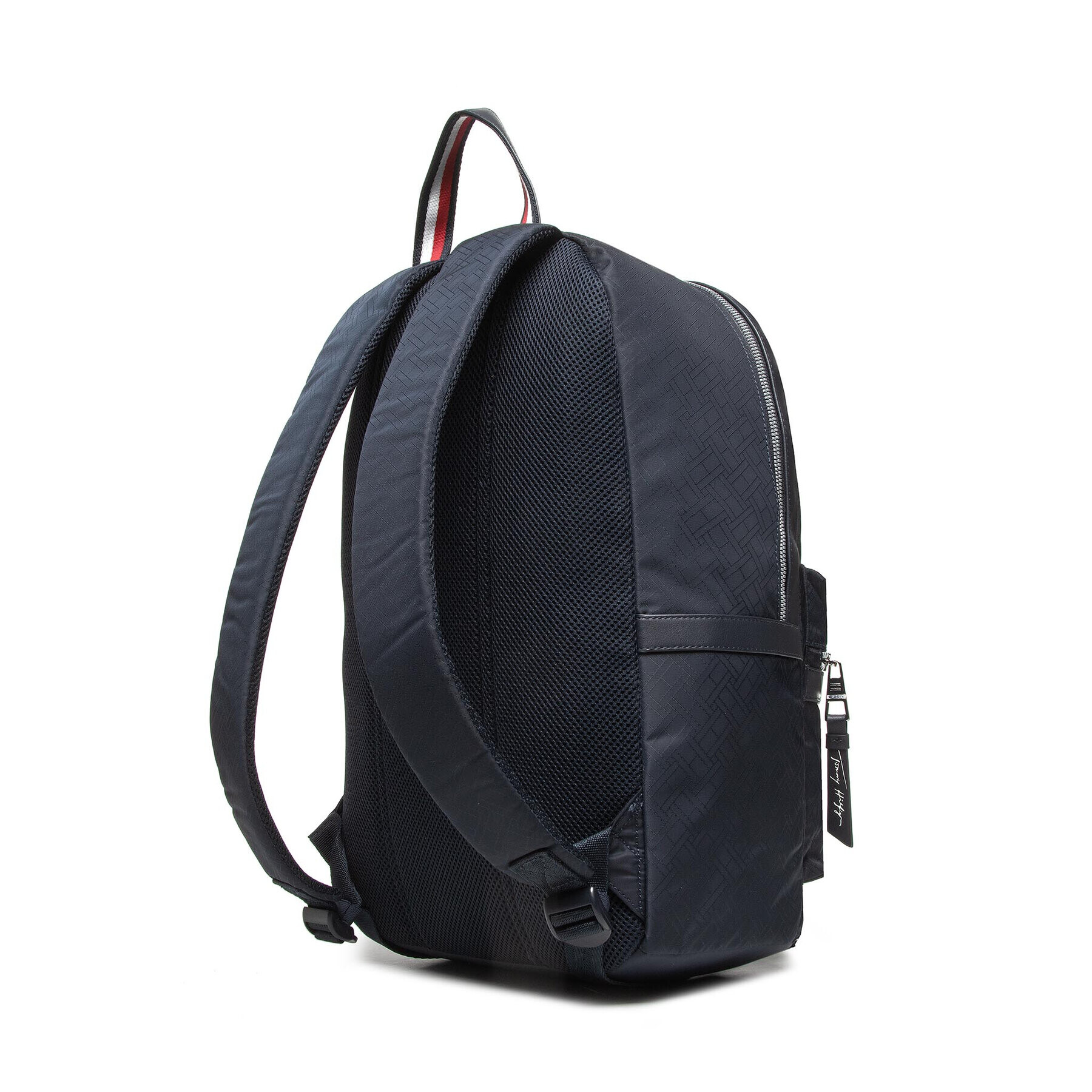 Tommy Hilfiger Rucsac Th Singnature Backpack AM0AM08452 Bleumarin - Pled.ro