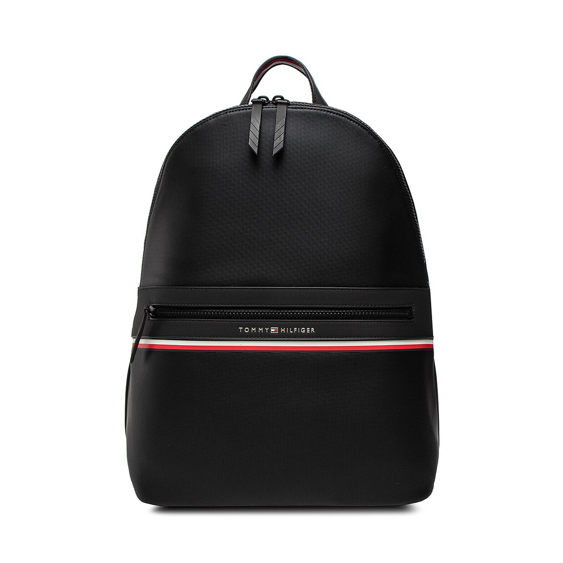 Tommy Hilfiger Rucsac Th Stripe Backpack AM0AM10300 Negru - Pled.ro