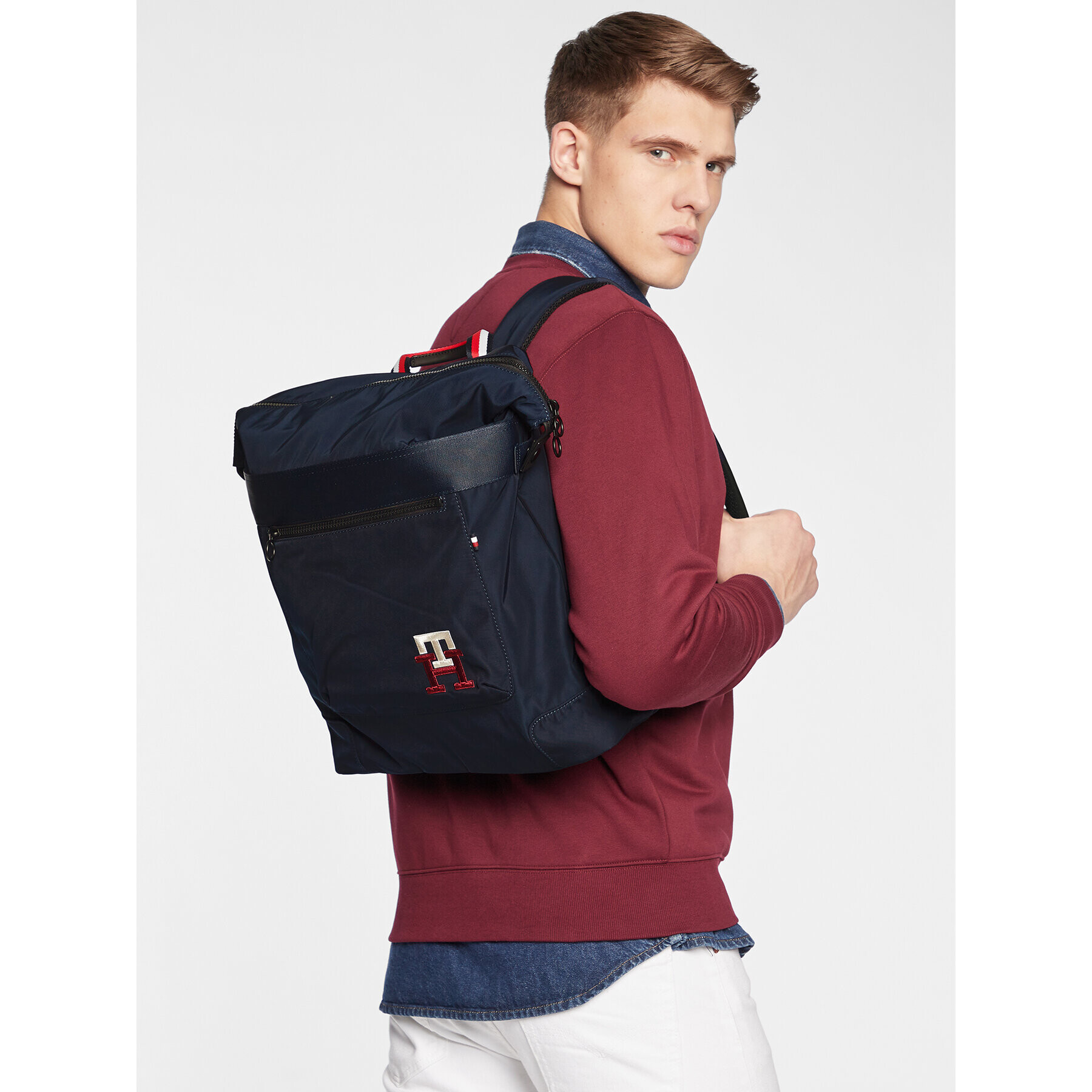 Tommy Hilfiger Rucsac Th Twilight Backpack AM0AM10552 Bleumarin - Pled.ro