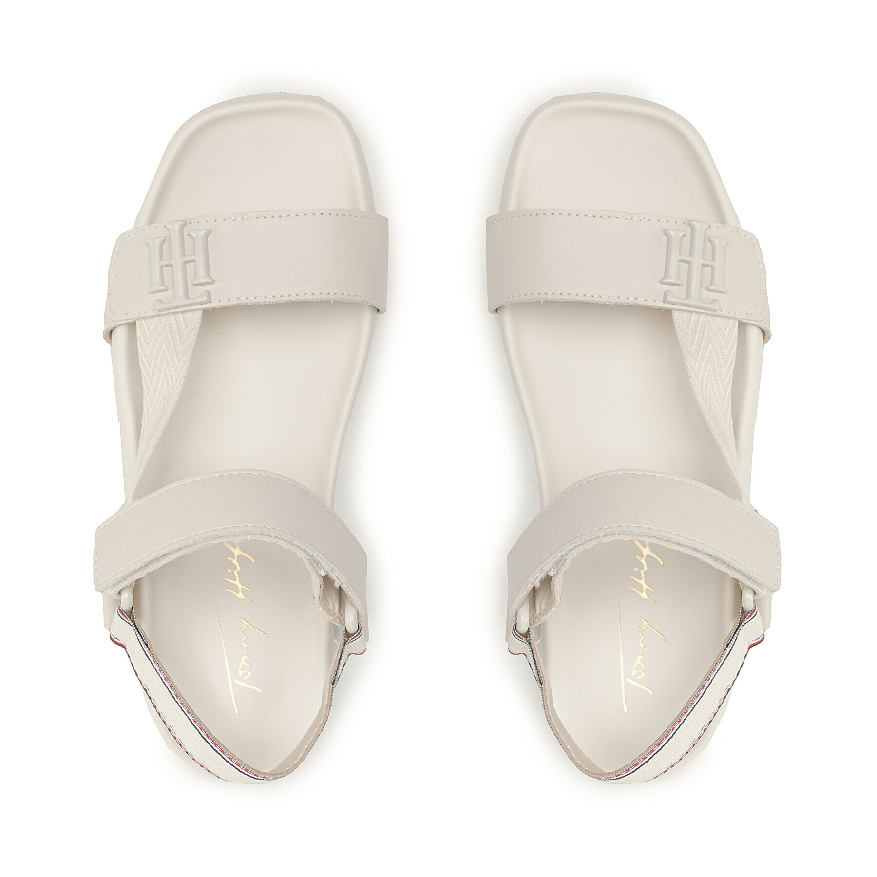 Tommy Hilfiger Sandale Hardware Sporty Sandal FW0FW06231 Bej - Pled.ro