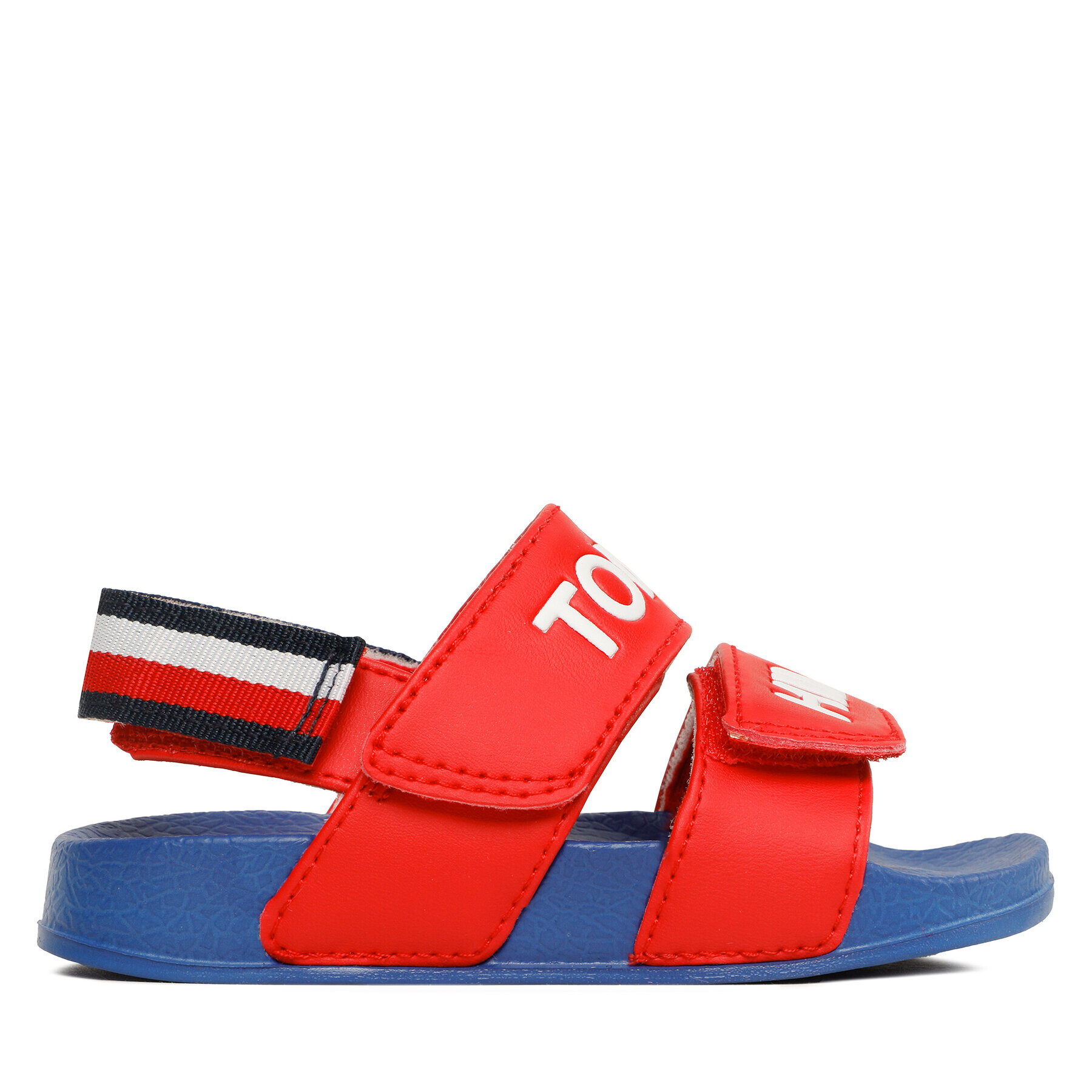 Tommy Hilfiger Sandale Logo Velcro Sandal T1B2-32927-1172 M Roșu - Pled.ro