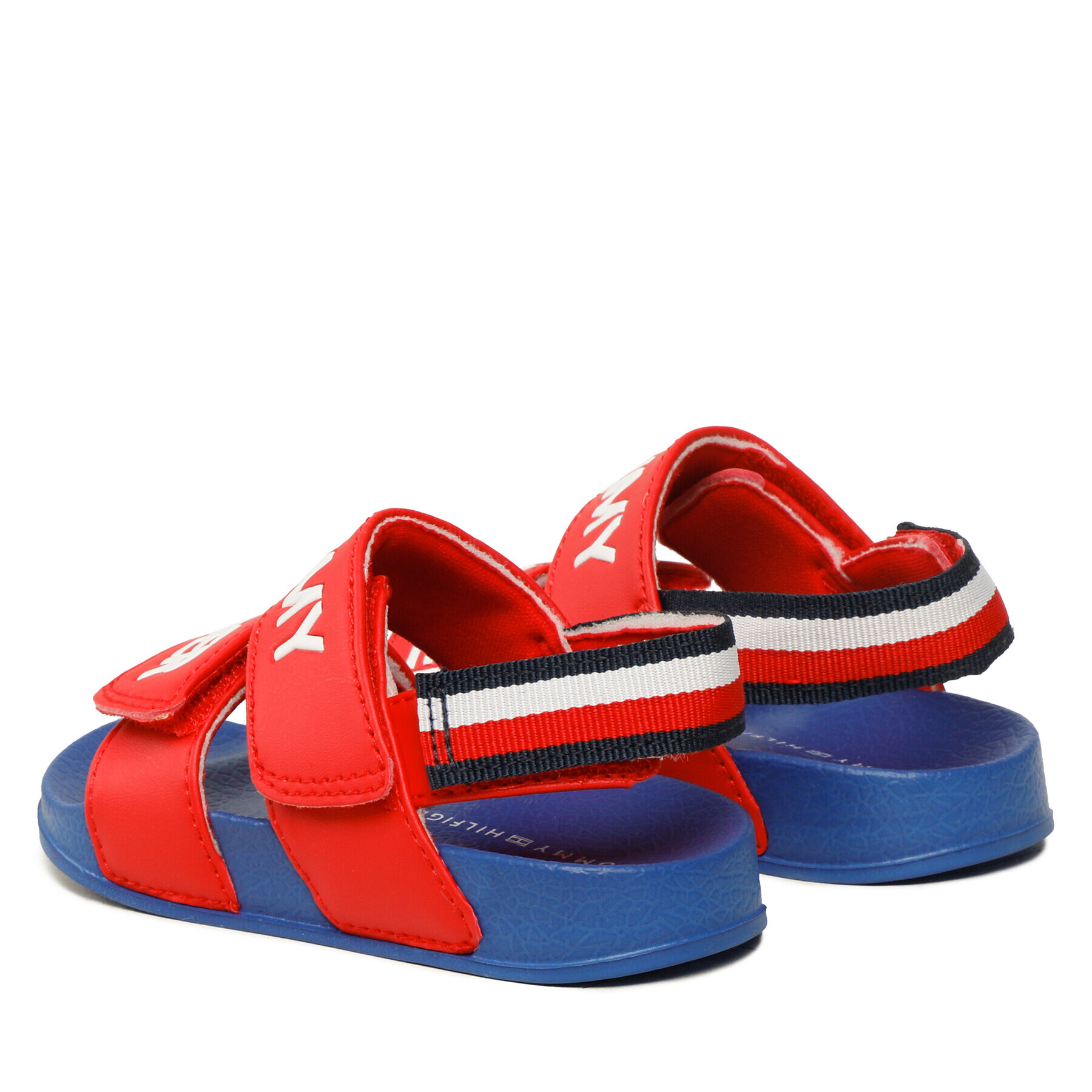 Tommy Hilfiger Sandale Logo Velcro Sandal T1B2-32927-1172 M Roșu - Pled.ro