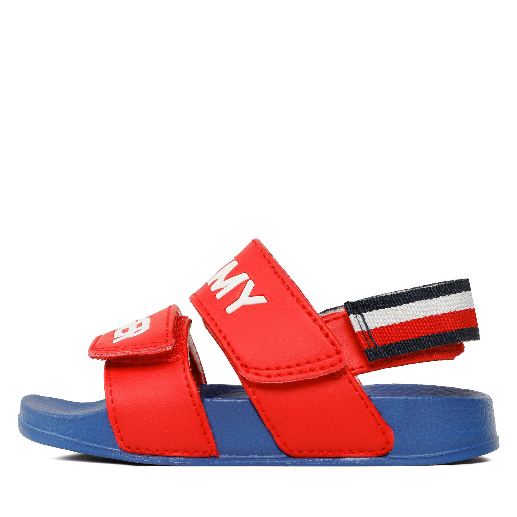 Tommy Hilfiger Sandale Logo Velcro Sandal T1B2-32927-1172 M Roșu - Pled.ro