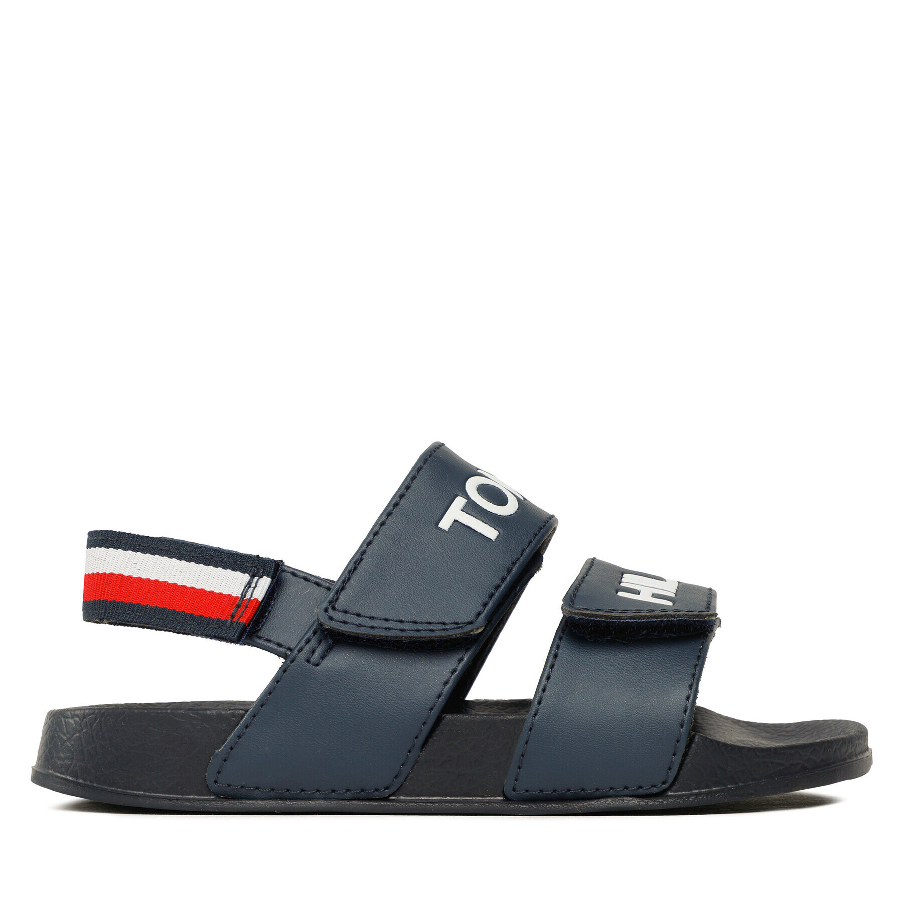 Tommy Hilfiger Sandale Logo Velcro Sandal T1B2-32927-1172 S Bleumarin - Pled.ro