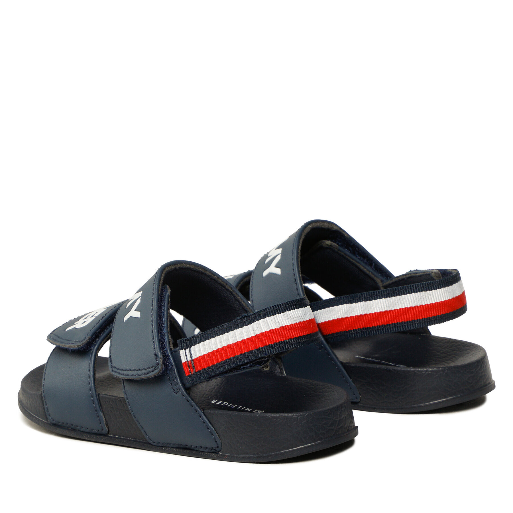 Tommy Hilfiger Sandale Logo Velcro Sandal T1B2-32927-1172 S Bleumarin - Pled.ro