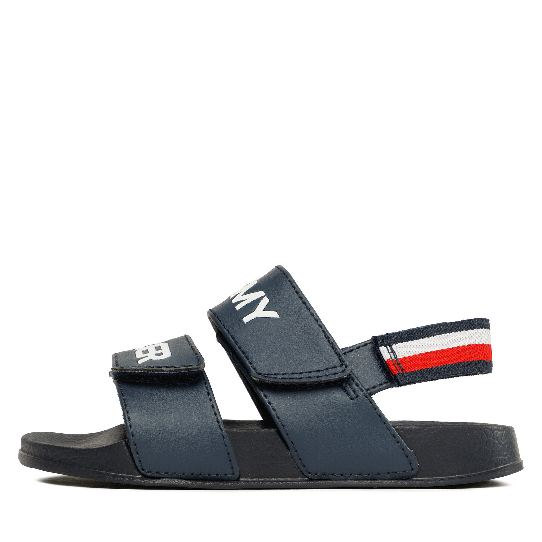 Tommy Hilfiger Sandale Logo Velcro Sandal T1B2-32927-1172 S Bleumarin - Pled.ro