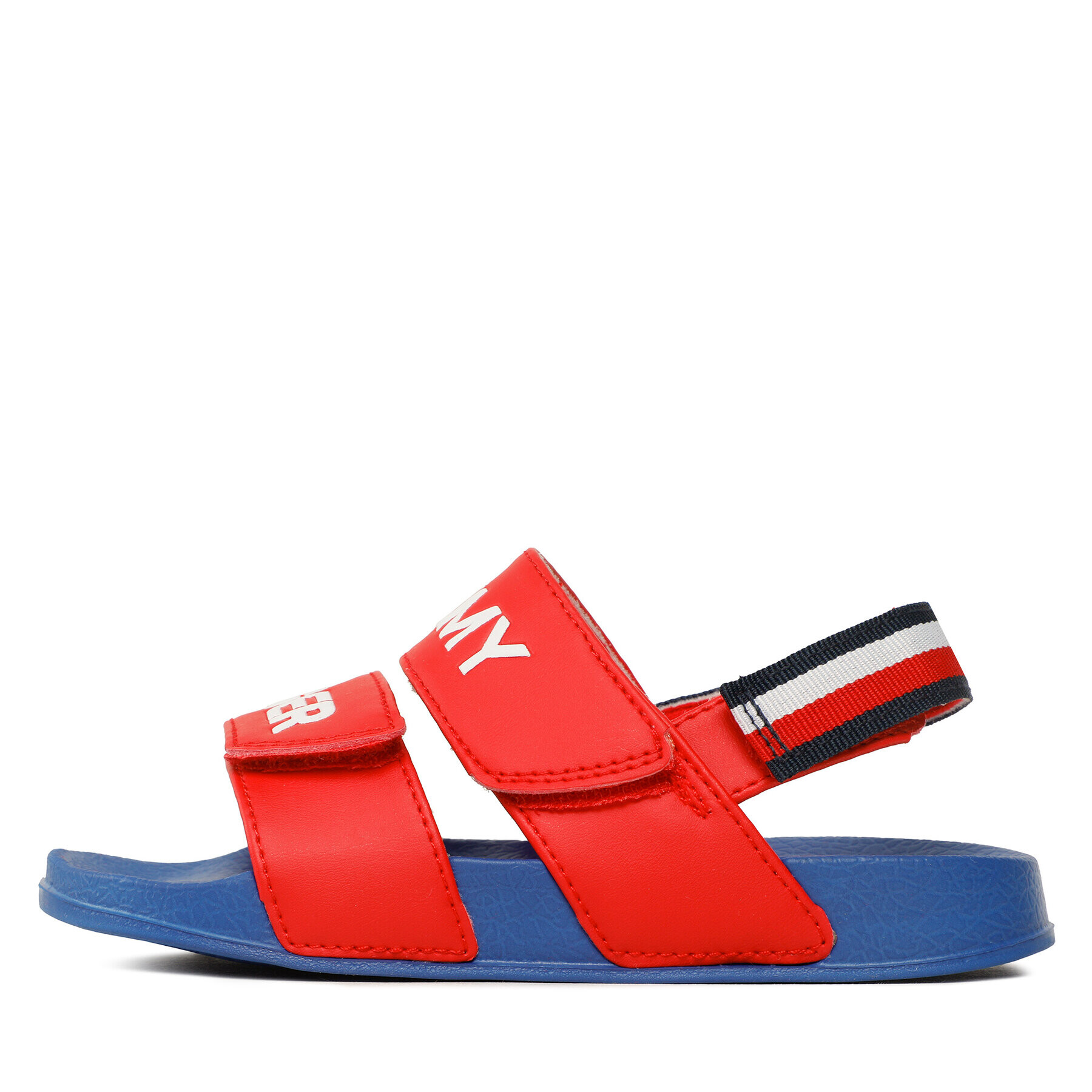 Tommy Hilfiger Sandale Logo Velcro Sandal T1B2-32927-1172 S Roșu - Pled.ro