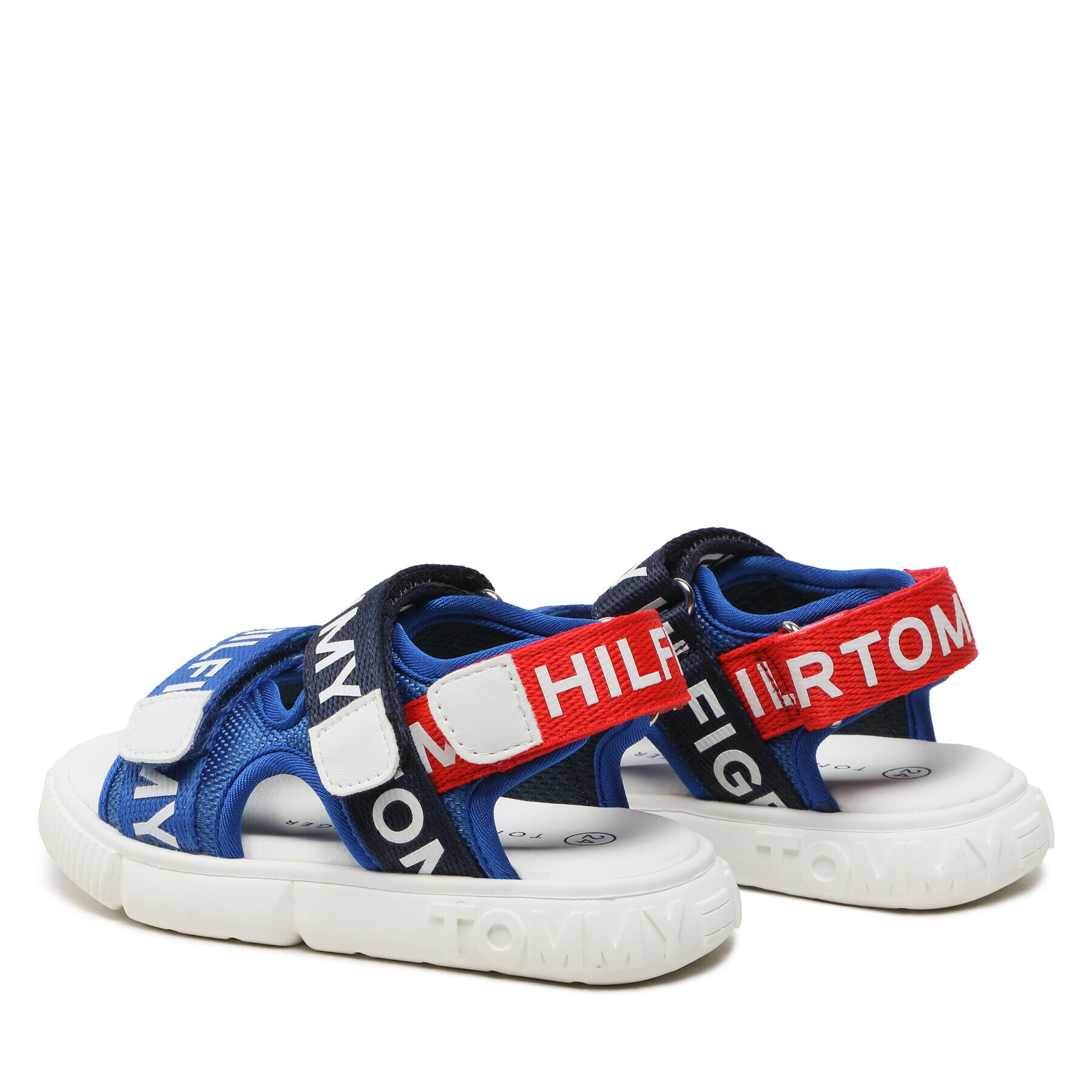 Tommy Hilfiger Sandale Logo Velcro Sandal T1X2-32899-1590 S Albastru - Pled.ro