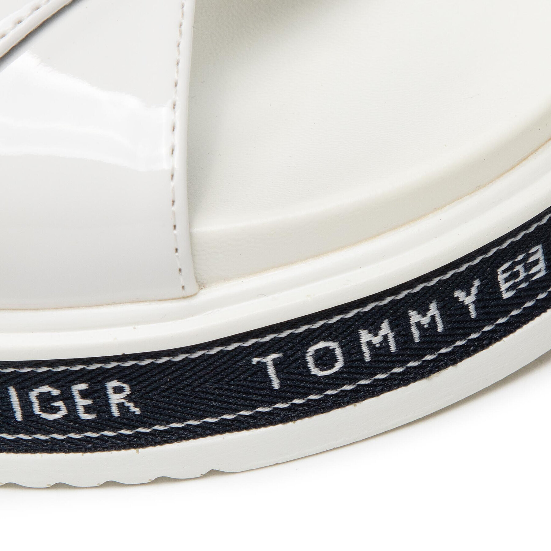 Tommy Hilfiger Sandale Platform Velcro Sandal T3A2-32178-0774 M Alb - Pled.ro