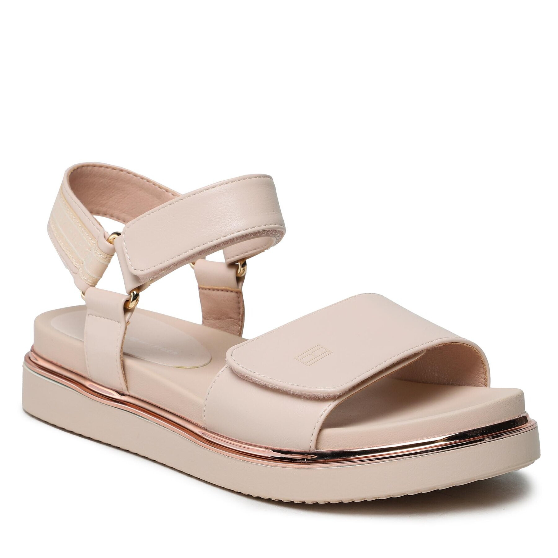 Tommy Hilfiger Sandale Platform Velcro Sandal T3A2-32759-0371 S Roz - Pled.ro