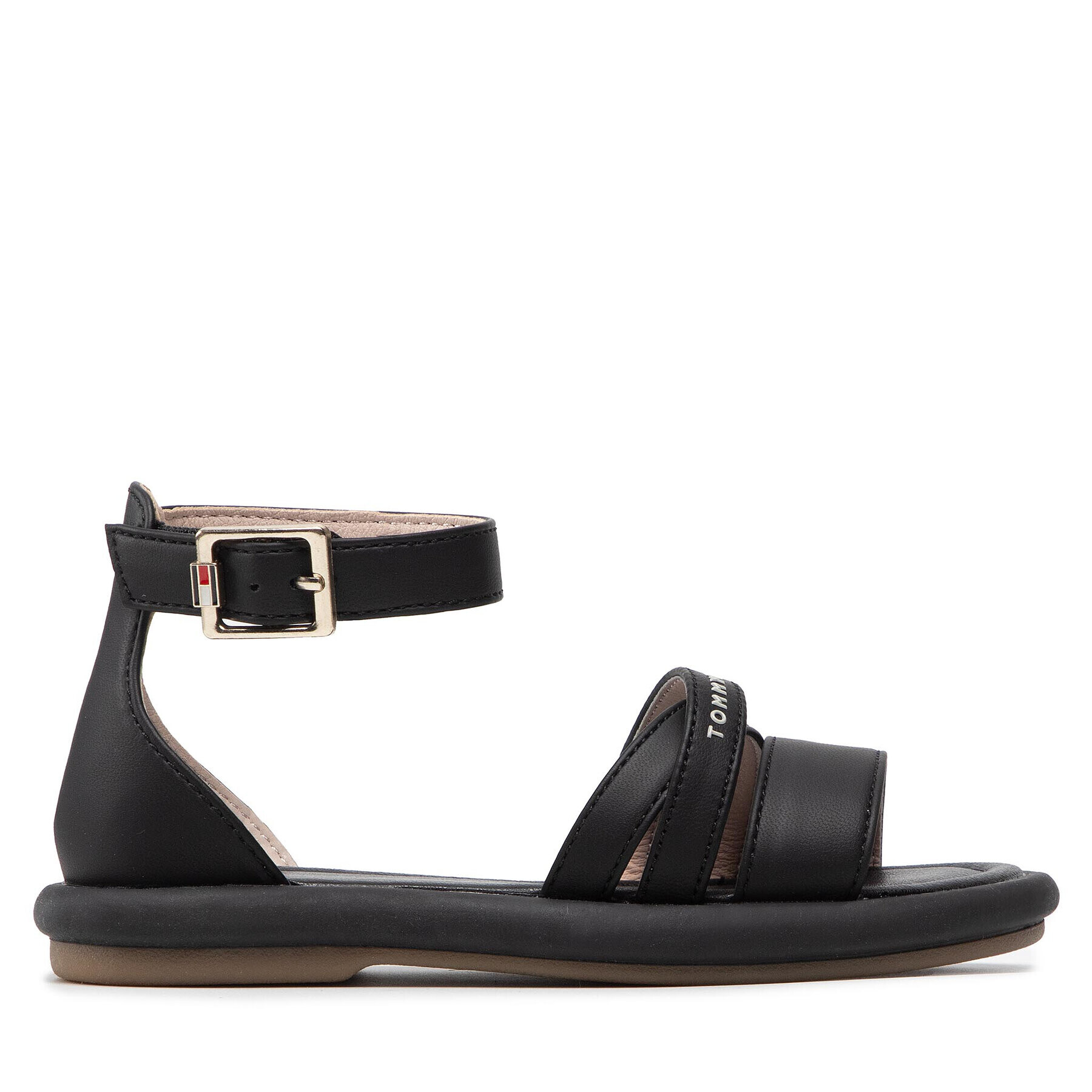 Tommy Hilfiger Sandale Sandal T3A2-32173-0371 M Negru - Pled.ro