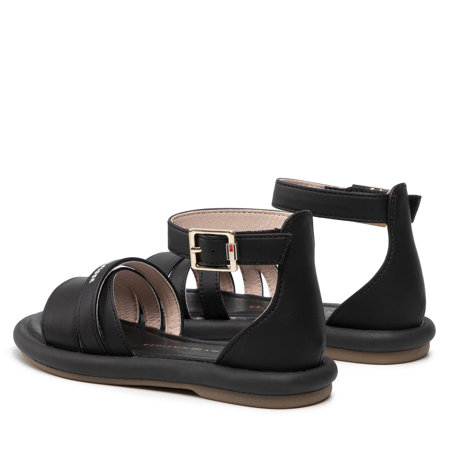 Tommy Hilfiger Sandale Sandal T3A2-32173-0371 M Negru - Pled.ro