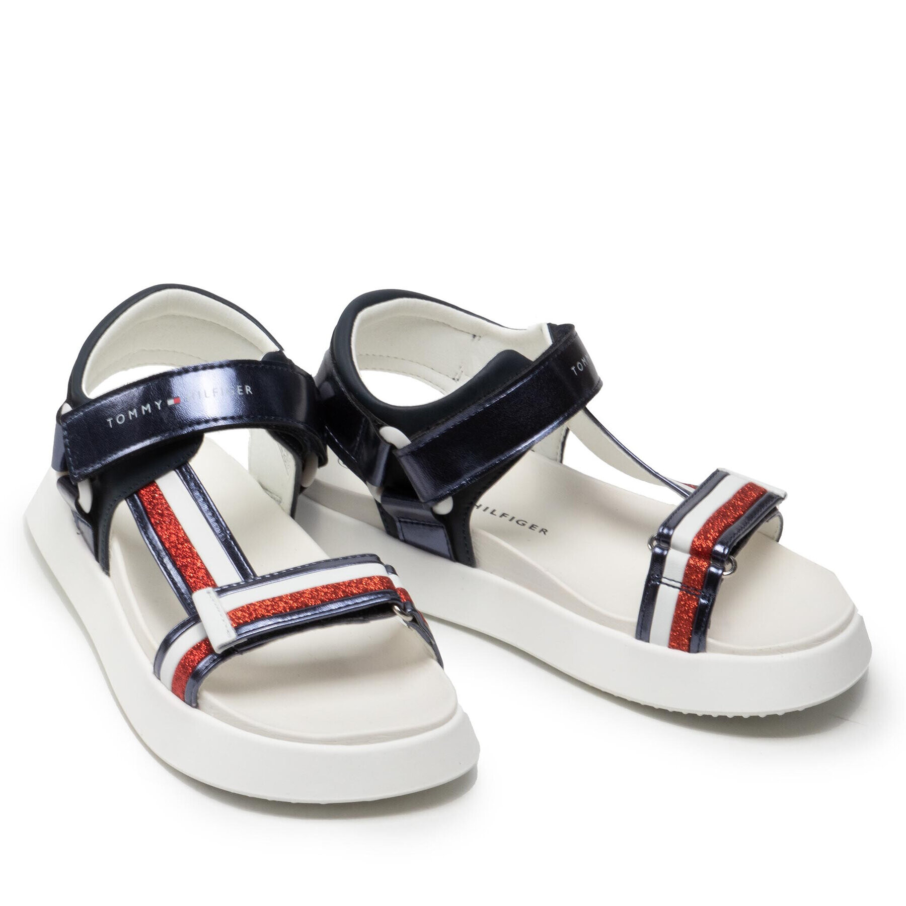 Tommy Hilfiger Sandale T3A2-32179-0569 M Bleumarin - Pled.ro