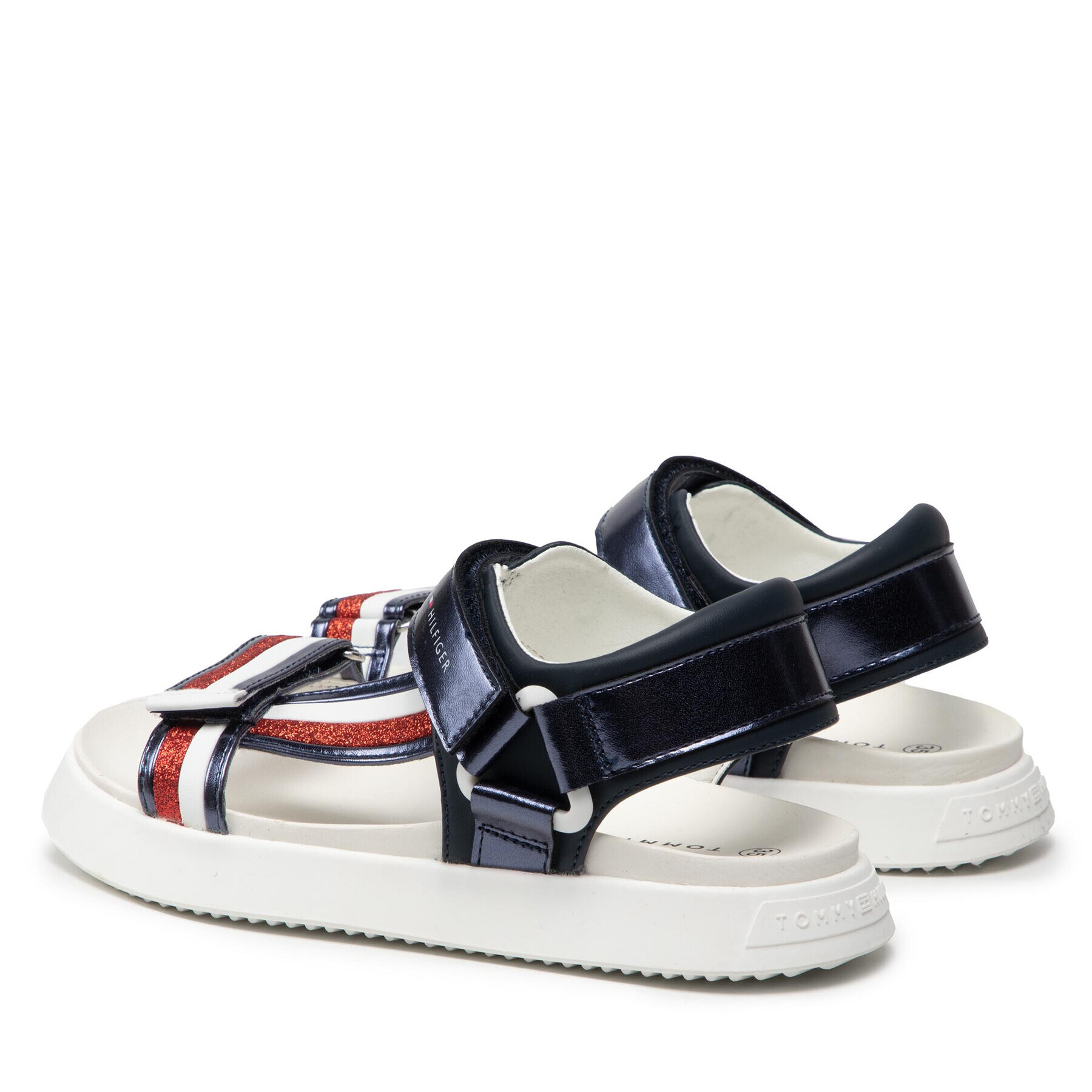 Tommy Hilfiger Sandale T3A2-32179-0569 S Bleumarin - Pled.ro