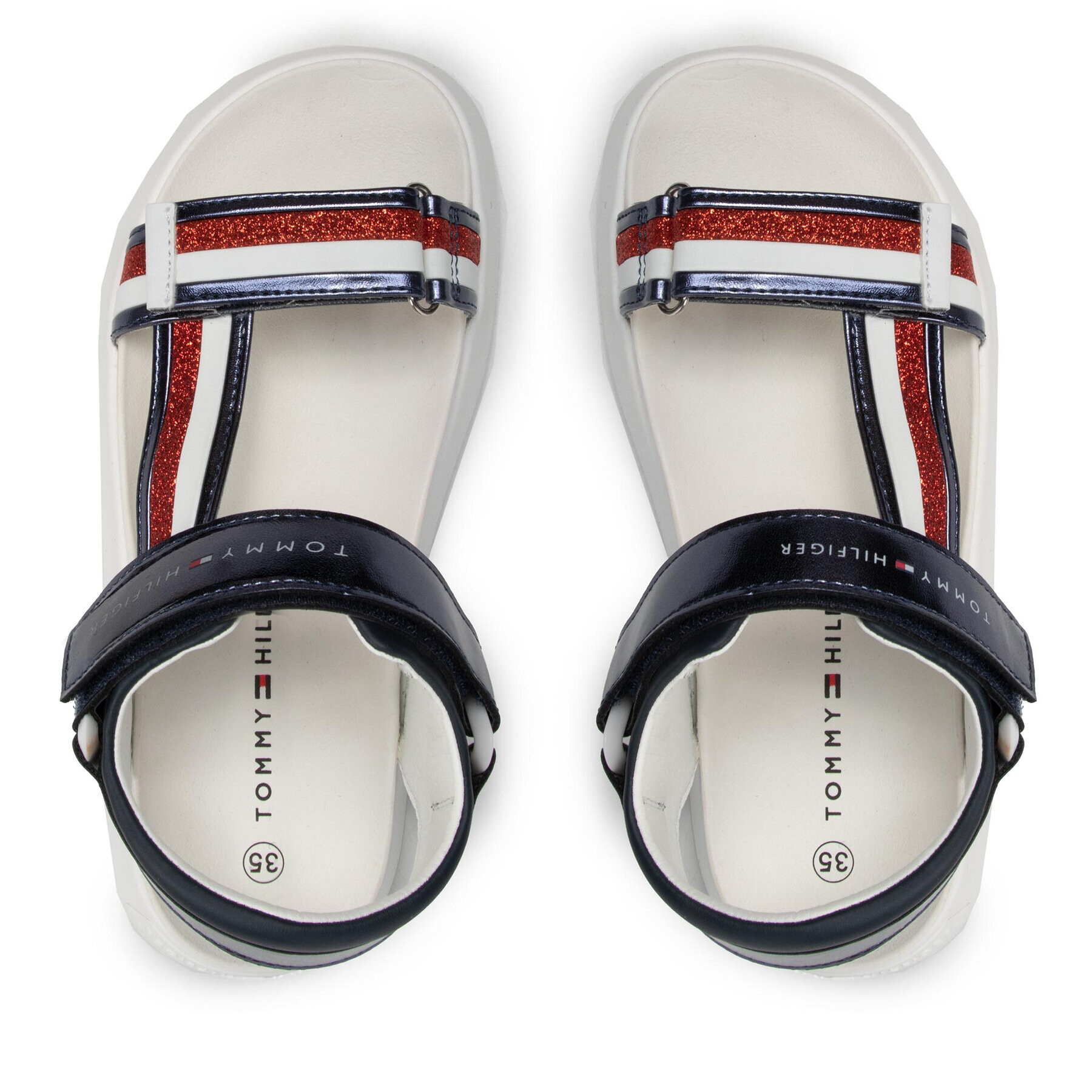 Tommy Hilfiger Sandale T3A2-32179-0569 S Bleumarin - Pled.ro