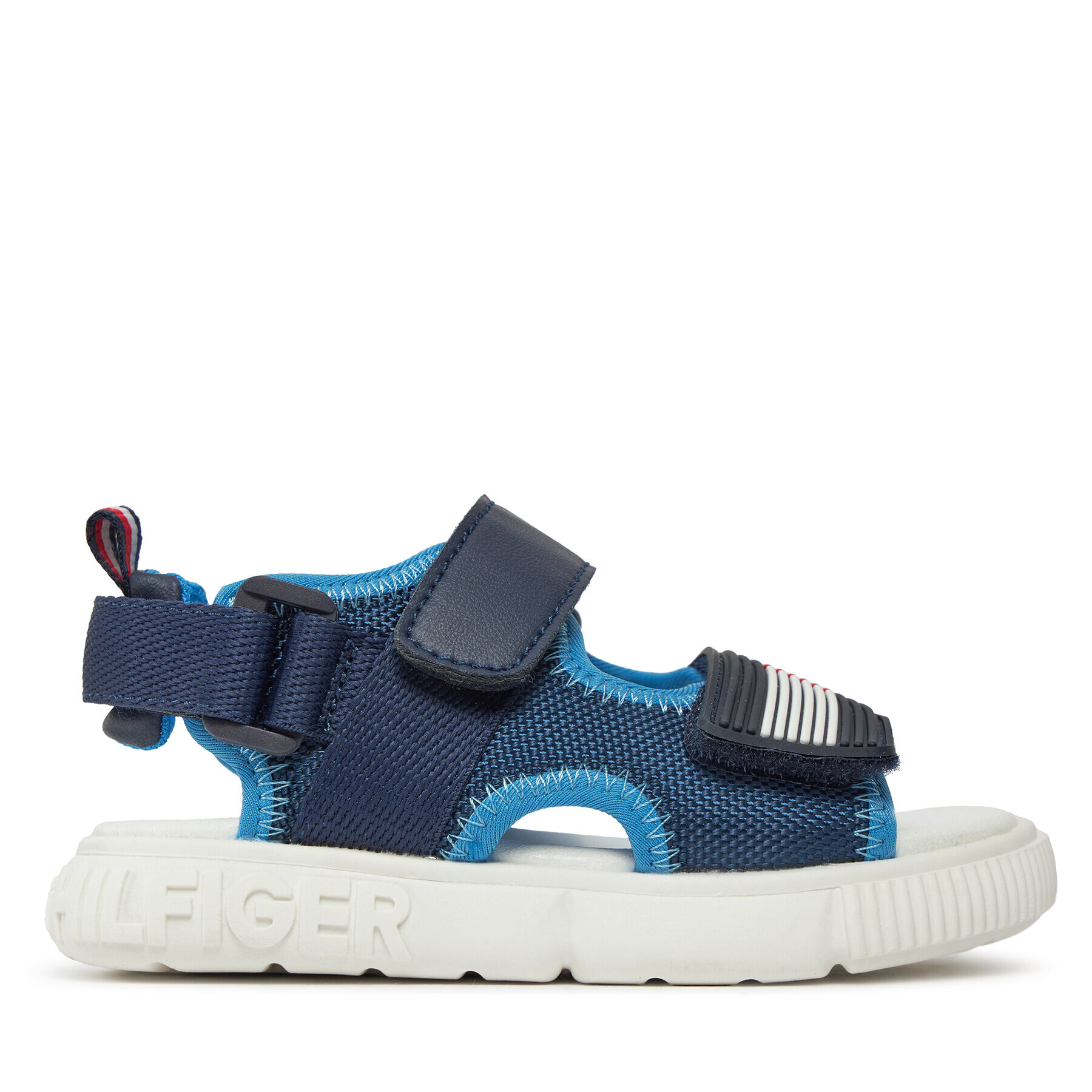 Tommy Hilfiger Sandale Velcro Sandal Blue T1B2-33420-1591 S Bleumarin - Pled.ro