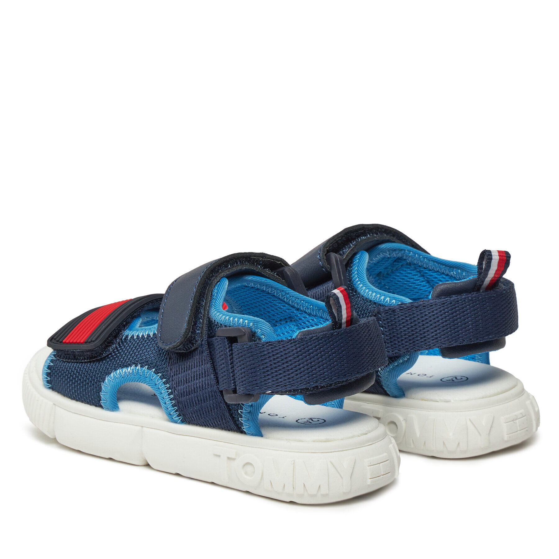 Tommy Hilfiger Sandale Velcro Sandal Blue T1B2-33420-1591 S Bleumarin - Pled.ro