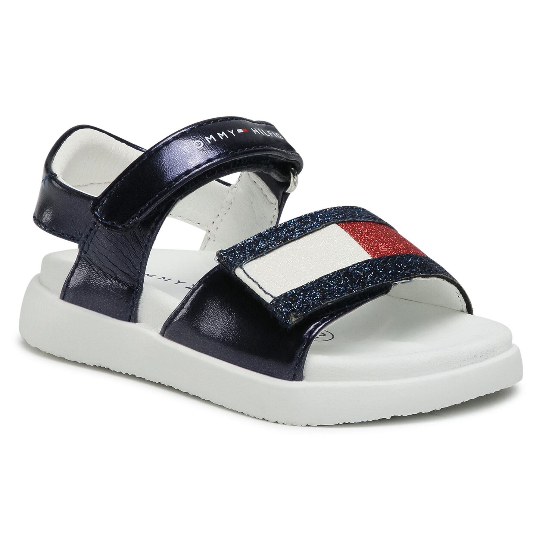 Tommy Hilfiger Sandale Velcro Sandal T1A2-31035-1160 M Bleumarin - Pled.ro