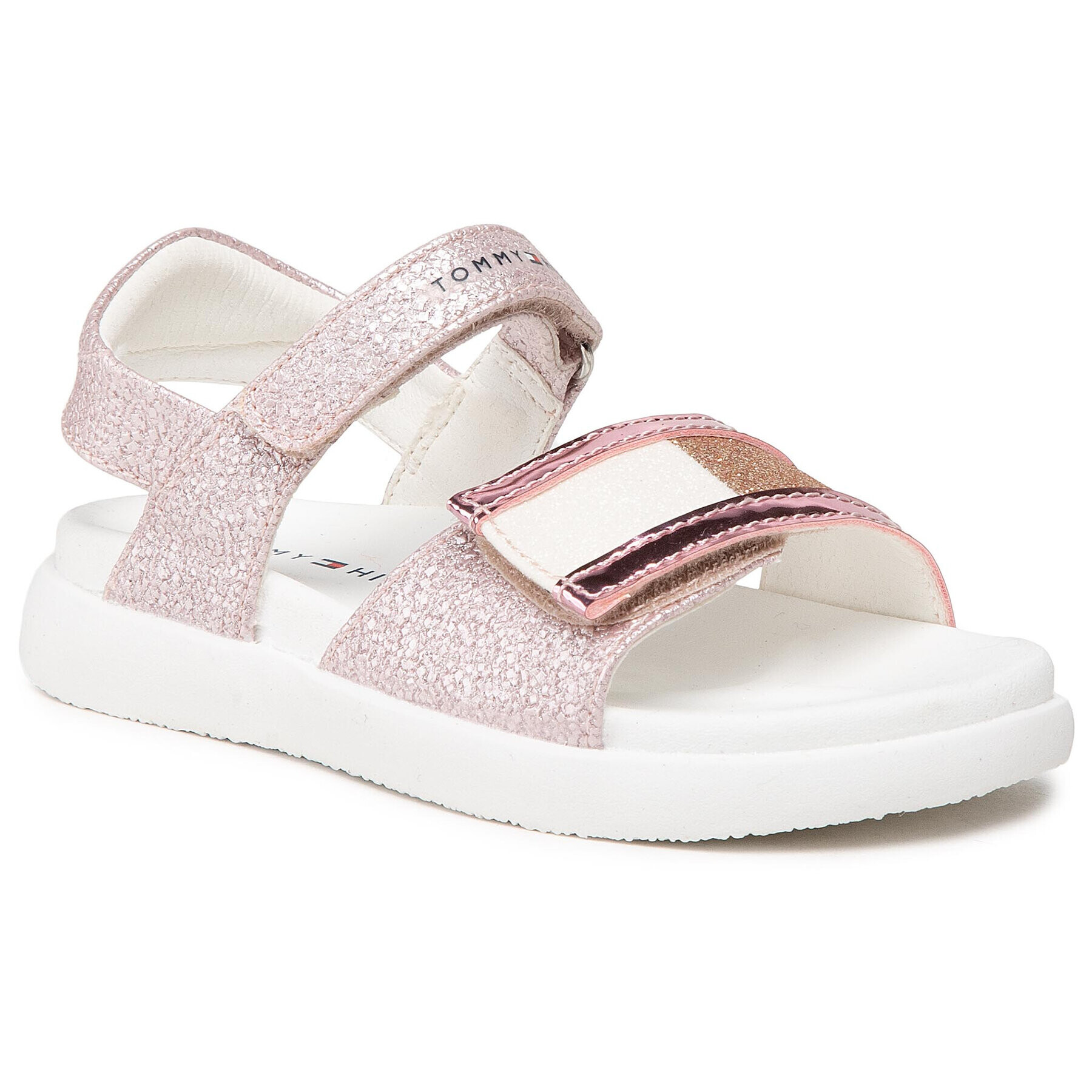 Tommy Hilfiger Sandale Velcro Sandal T1A2-31035-1160 S Roz - Pled.ro