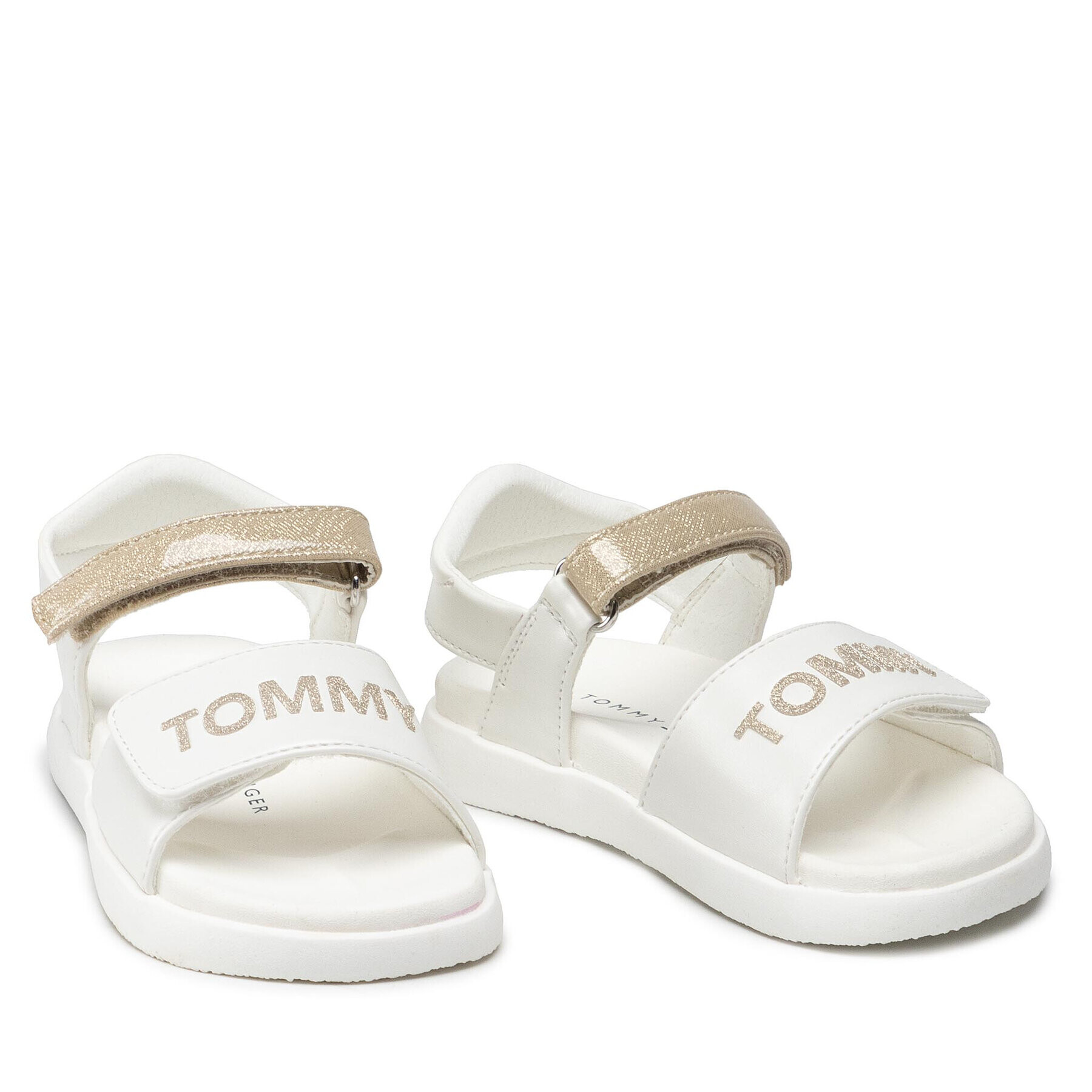 Tommy Hilfiger Sandale Velcro Sandal T1A2-32171-1189 S Alb - Pled.ro