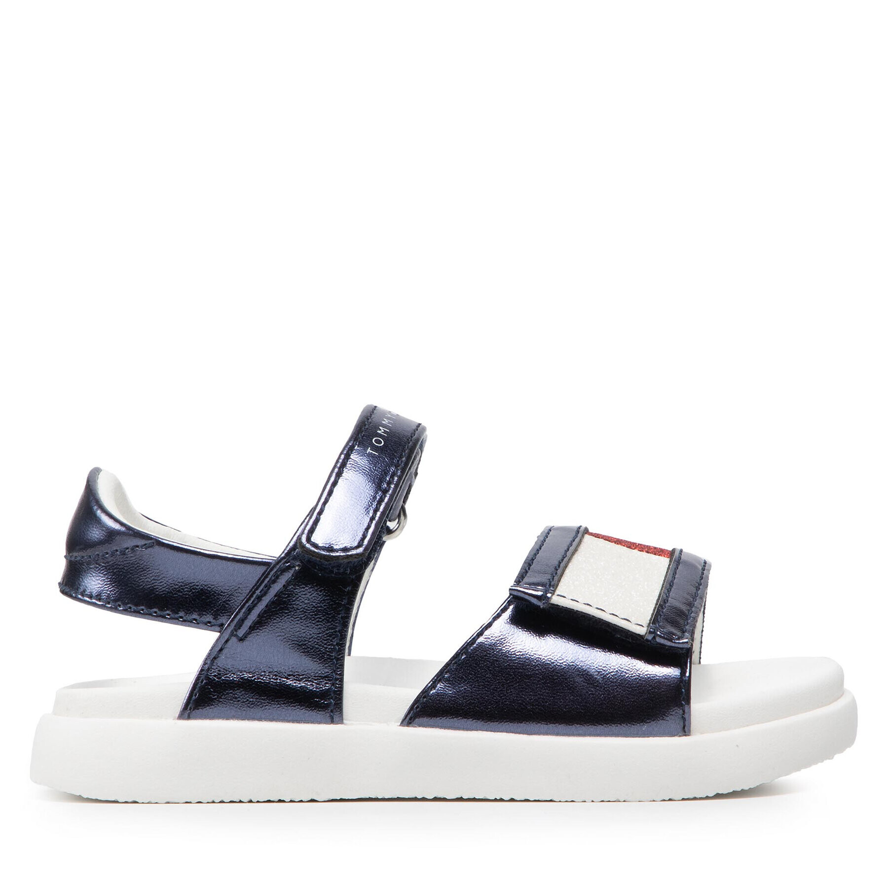 Tommy Hilfiger Sandale Velcro Sandal T1A2-32172-1160 S Bleumarin - Pled.ro