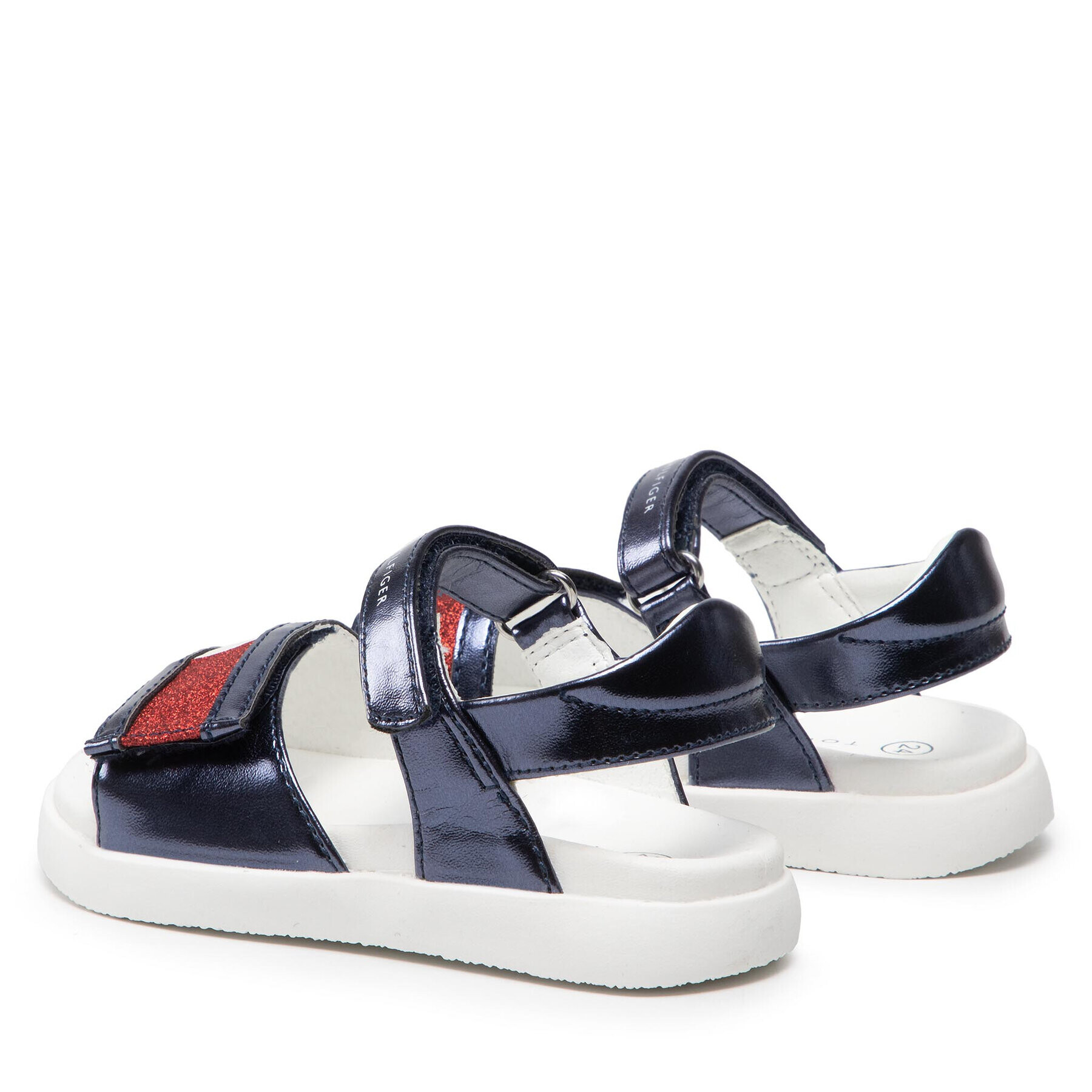 Tommy Hilfiger Sandale Velcro Sandal T1A2-32172-1160 S Bleumarin - Pled.ro