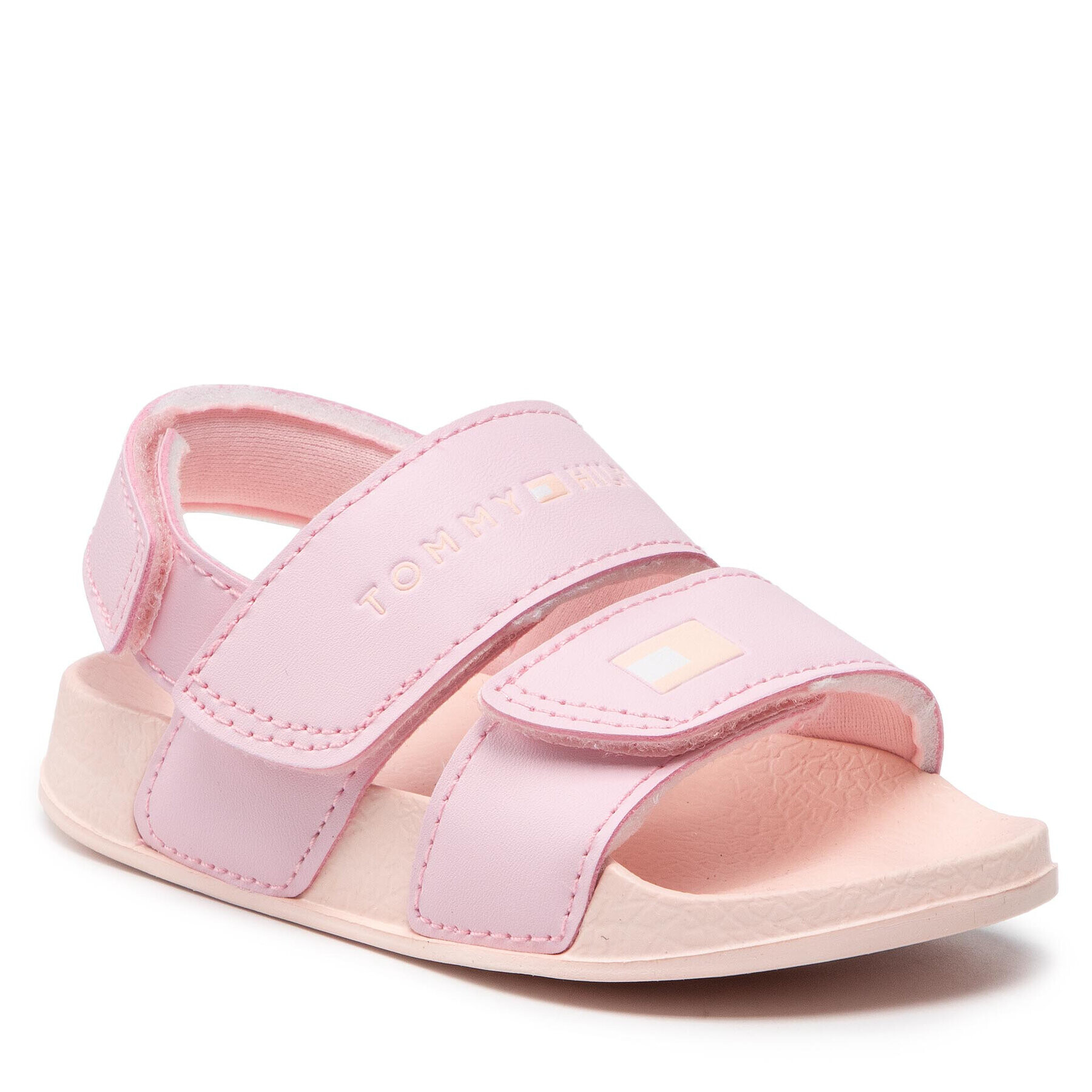 Tommy Hilfiger Sandale Velcro Sandal T1A2-32193-0193 Roz - Pled.ro