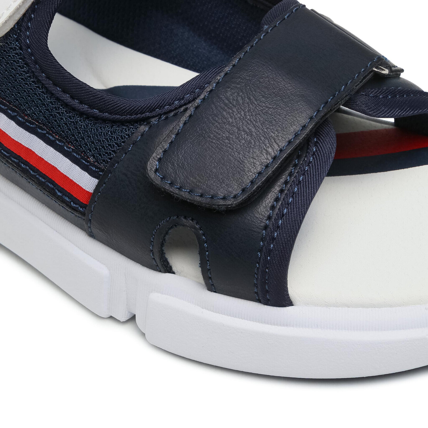 Tommy Hilfiger Sandale Velcro Sandal T1B2-31107-1176 S Bleumarin - Pled.ro