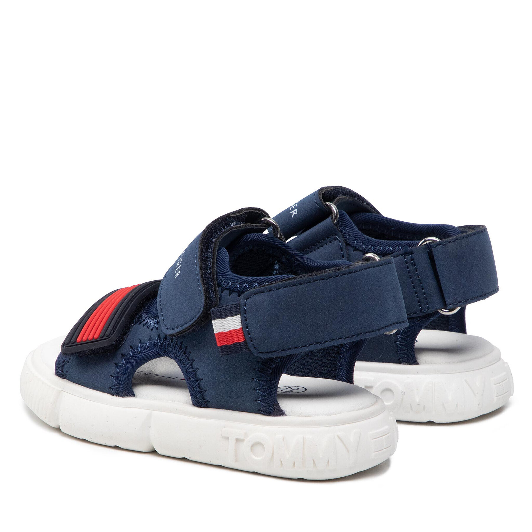 Tommy Hilfiger Sandale Velcro Sandal T1B2-32252-1357 M Bleumarin - Pled.ro