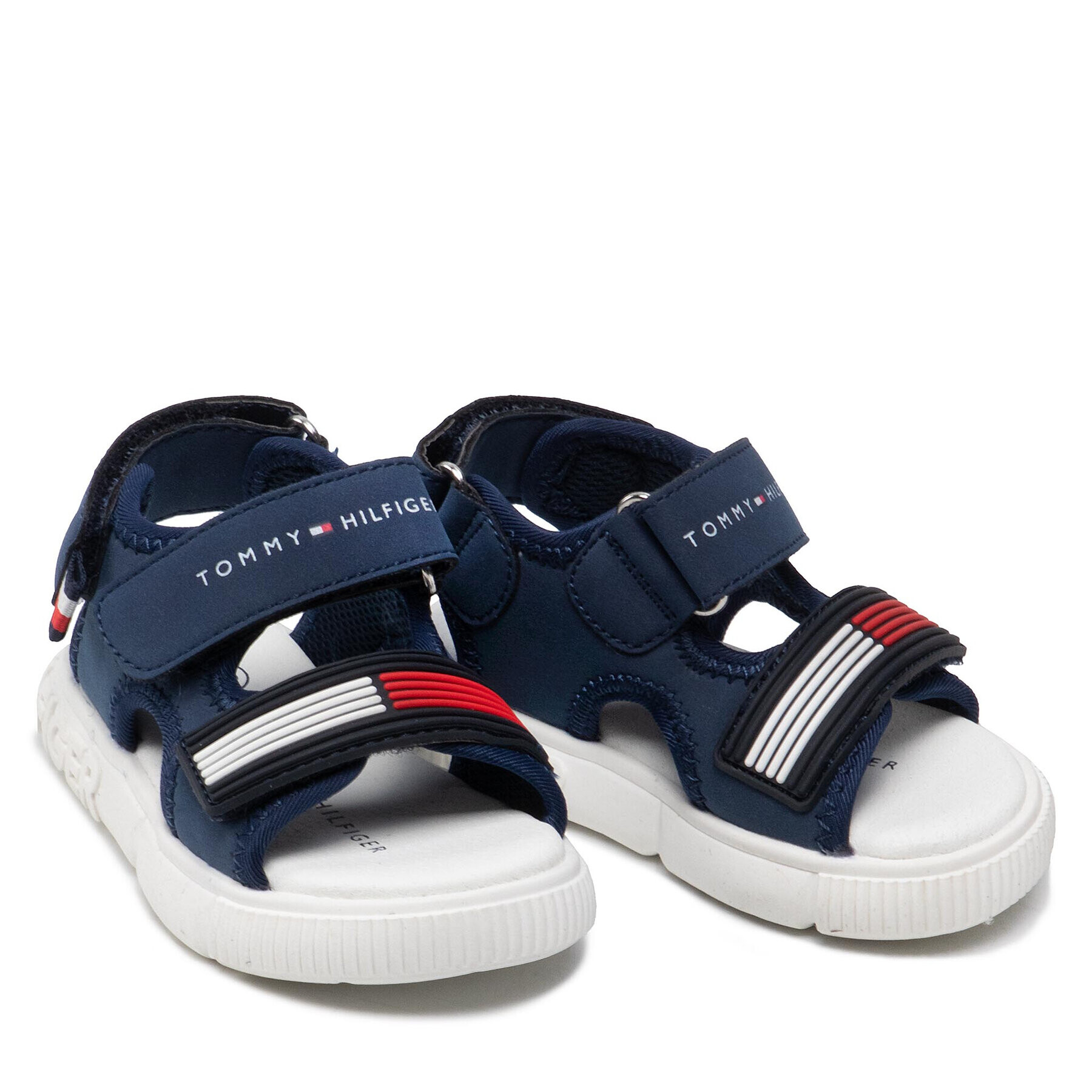 Tommy Hilfiger Sandale Velcro Sandal T1B2-32252-1357 M Bleumarin - Pled.ro